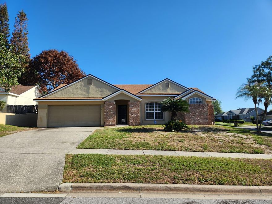 Well-located 3-bedroom, 2-bath home with a 2-car garage, situated on a quiet street with a cul-de-sac at the end, within an established Orlando subdivision known for larger lots, mature landscaping, and consistent resale activity.
The home offers a functional layout with comfortable living space and solid overall condition. Interior would benefit from cosmetic updates to align with surrounding homes, but does not require major renovation. A great fit for a buyer looking for a home they can move into and update at their own pace. Thoughtfully priced for a buyer seeking value in a well-established neighborhood.
Positioned on a spacious lot, the property is conveniently located near shopping, dining, and major roadways, providing easy access throughout the Orlando area. Nearby schools, parks, and everyday conveniences further support the location’s appeal.