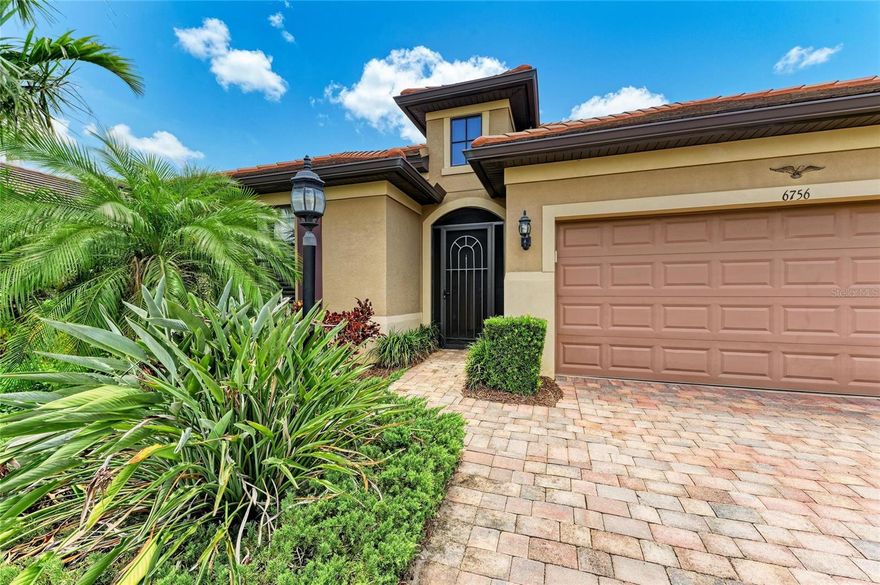 Seller is entertaining all offers and motivated to sell. Welcome to this beautifully appointed home located in the sought-after 55+ gated community of Del Webb Lakewood Ranch. Situated on a premium waterfront lot, this 2-bedroom, 2-bath home with a flexible office/den offers the perfect blend of comfort, style, and tranquility.

Step inside to find an open-concept layout with tile flooring, high ceilings, and abundant natural light. The gourmet kitchen features quartz countertops, stainless steel appliances, modern cabinetry, and a spacious island that flows seamlessly into the living and dining areas—ideal for both everyday living and entertaining.

The owner’s suite boasts serene water views, a large walk-in closet, and an en-suite bath with dual sinks and a walk-in shower. A private guest bedroom and full bath provide comfort for family or visitors. The versatile den/office offers the flexibility to work from home or host overnight guests.

Step outside to your screened lanai overlooking the lake, where you can enjoy morning coffee or evening sunsets in peaceful privacy.

Enjoy world-class amenities including a resort-style pool, fitness center, tennis and pickleball courts, clubhouse, and planned social activities—all just a short golf cart ride away.

Don't miss this opportunity to live in one of Lakewood Ranch's premier active adult communities. Schedule your private showing today!