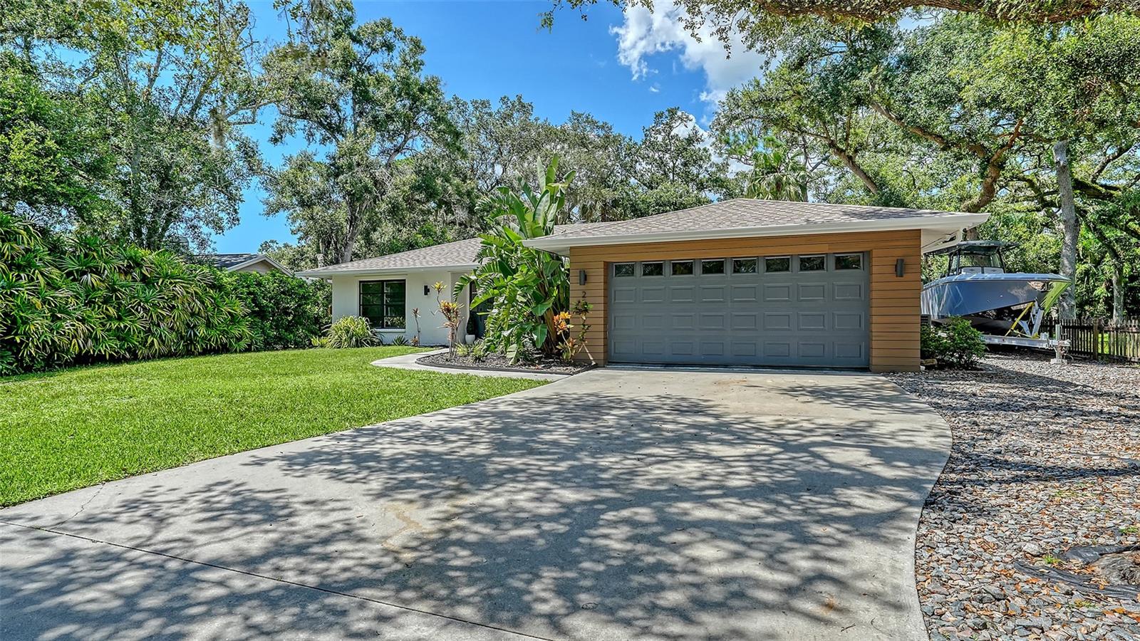 **Ultimate Poolside Paradise in Sarasota's Hidden Gem!** Escape to your private oasis at the end of a serene, oak-shaded cul-de-sac—welcome to this beautifully crafted and fully updated 3-bedroom home on an oversized, tree-lined, fenced lot just steps from the New Legacy Trail! Move-in ready and bursting with modern features, this retreat is designed for effortless living and endless entertainment. Discover the highlights starting with your stunning outdoor haven:New (2023) Sparkling heated in ground saltwater pool with a captivating water feature—perfect for listening to the soothing sounds of cascading water on lazy afternoons. Low-maintenance modern turf backyard.
Mature landscaping and full privacy fencing. 15x170 feet RV Access! For your boat, RV, or work vehicle. NO HOA.
Step inside to inviting interior features: Open floor plan with gleaming bamboo and tile floors throughout
Cozy family room anchored by a wood-burning fireplace, ideal for gathering on cooler evenings
Gourmet eat-in kitchen (renovated in 2022) boasting quartz countertops, abundant cabinetry, stainless steel appliances, gas range, and reverse osmosis water system
Updated bathrooms with modern flair
Versatile 4th bedroom/office
Convenient inside laundry room
Spacious covered and screened lanai with fresh epoxy flooring
Finished 2-car garage.
Plus, enjoy worry-free ownership with these major upgrades:Upgraded HVAC system (2022)
Recent shingle roof (2021)
Tankless water heater (2014)
Replaced plumbing. Sewer line (2010)
Hurricane shutters, some impact windows (2012), reinforced front door (2014), and fortified garage door (2012)
Fresh baseboards throughout
Imagine creating lifelong memories hosting barbecues by the pool or unwinding in your tranquil backyard sanctuary. In a prime location just minutes from shopping, dining, downtown Sarasota, Arlington Park & pool, and pristine beaches, this is Sarasota's best-kept secret neighborhood—don't miss your chance to call it home!