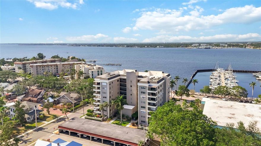 Prepare to be mesmerized by the breathtaking river views that greet you from this stunning FULLY FURNISHED 2-bedroom, 2-bath unit in the 55+ Riverview Condominiums. Nestled in the heart of downtown Bradenton, this residence offers an unparalleled living experience with full-on, captivating vistas of the serene Manatee River.

Step inside to discover an updated kitchen, complete with gleaming stainless steel appliances and stunning granite countertops. The unit comes fully furnished, allowing for a seamless move-in experience.

Enjoy the serenity of riverfront living from both the primary suite and the spacious living room—perfect for unwinding after a busy day. The highlight is the expansive balcony overlooking the Manatee River, offering ample space to relax and take in the breathtaking views. You will find that the floorplan is perfect for full time living or entertaining guests with the true split floorplan that boast 1 primary suite and a guest room with bathroom that everyone can access. 

Additional highlights include a brand-new air conditioning unit with UV disinfecting light and a 3-year-old water heater, ensuring your comfort and peace of mind and custom Hunter Douglas blinds installed in 2025 and both bedrooms have massive walk in closets. The condo fee conveniently covers cable, sewer, water, and trash, adding extra value to your lifestyle.

Just downstairs, you'll find a beautifully appointed conference center, perfect for hosting events or gatherings. Convenience is key, with a community laundry room located just across the hall. The unit also includes a large storage room that can double as a home office.

  The association is very well maintained, with all necessary reports completed, and the majority of the property is located in Flood Zone X, meaning flood insurance is not required for lenders. This keeps the condo fees very reasonable compared to other local associations.  

Situated in the center of downtown Bradenton, you’ll have access to the best shopping, dining, and entertainment that the area has to offer. Don’t miss out on this exceptional opportunity to own a piece of paradise with unmatched riverfront views. Schedule your private showing today!