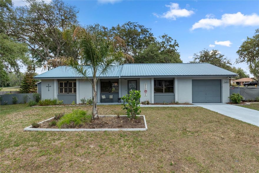 Check out this .41-acre WATERFRONT 3/2/1 concrete block home with SALT WATER HEATED POOL!
This home is conveniently located a few minute drive away from downtown Inverness and is in between Crystal River and The Villages.
Prominent features include metal roof, split floor plan, extended rear covered lanai pool area, bonus room, eat-in kitchen, fenced backyard, storage shed and area, and fire pit.  Connected to PUBLIC WATER and has high speed internet availability.  No HOA fees or HOA regulations!  Call today to schedule an personalized tour!