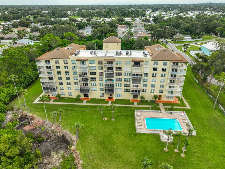 Bay Harbor Club is a secluded, small, quiet complex with only 54 units surrounded by an abundance of open green space.  This furnished unit  faces South with a small view of the intracoastal waterway from the unit.  2 bedrooms (split plan), and 2 bathrooms. Large walk in closet in primary bedroom.  Covered parking space and storage unit on lower level. Amenities include swimming pool, small fitness center, social room, car wash and grill area for residents. Washer and dryer conveniently located within condo.  Located just 10 minutes to Indian Rocks Beach.  Many restaurants, grocery shopping, etc. just minutes away.  Pets are permitted - 2with a total weight of 30#'s or 1 not to exceed 30#'s.