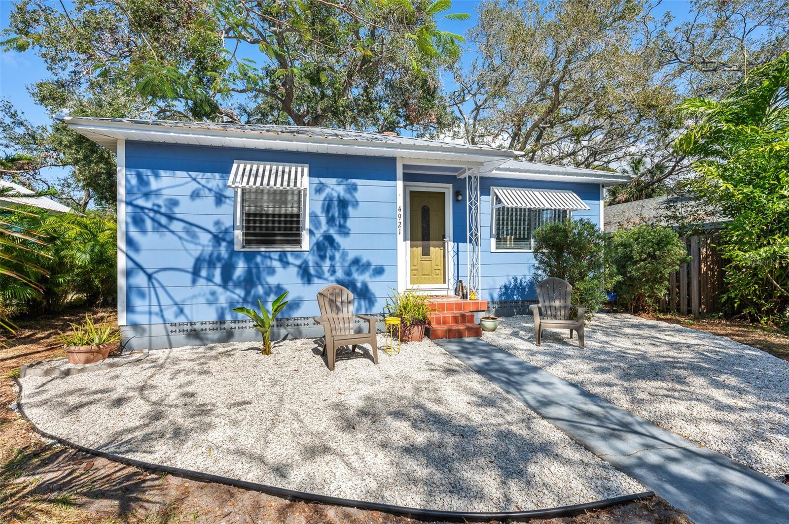 Welcome to your perfect Gulfport retreat! This beautifully furnished bungalow offers a blend of original character and thoughtful modern updates, perfectly situated just a short 4-minute bike ride to the vibrant Beach Blvd district and downtown Gulfport. Whether you're planning a seasonal escape or looking for a long-term stay, this home provides comfort, convenience, and flexibility in one of Gulfport’s most desirable neighborhoods.  Inside, you’ll find gorgeous hardwood floors and an updated, fully stocked kitchen featuring butcher block countertops, stainless steel appliances, a large farmhouse sink, and generous storage.  The home offers two inviting bedrooms—one with a sprawling king-size bed and the other with a queen—as well as a spacious living room and a bright climate-controlled sunroom surrounded by windows. Both living areas are thoughtfully designed for enjoyment, each with its own TV, offering the flexibility to spread out, entertain guests, or simply enjoy a little extra privacy throughout the home. You’ll appreciate the convenience of an indoor laundry area making everyday living and extended stays even more comfortable.  The property also features a large carport that includes a relaxing outdoor sitting area and a hanging swing chair overlooking the lush greenery in the backyard.  Additional parking includes an RV space alongside the carport, equipped with a dedicated outlet that has a two-pole breaker. Tomlinson Park is less than one mile away, where you can enjoy peaceful nature walks, a community workout area, a playground, and Little League games. Plus, downtown Gulfport’s thriving arts scene, popular restaurants, boutique & eclectic shops, exciting local festivals, community center, pier and tennis courts are just minutes away. ALREADY BOOKED Nov 1 2025 - April15th 2026. Seasonal rates run $3,500 per month from Jan through April, and $2,450 per month from May through December, with all utilities included.   The owner may consider dogs, but unfortunately, no cats are allowed.  Don't miss your chance to experience this charming Gulfport bungalow—reach out today to secure your stay!