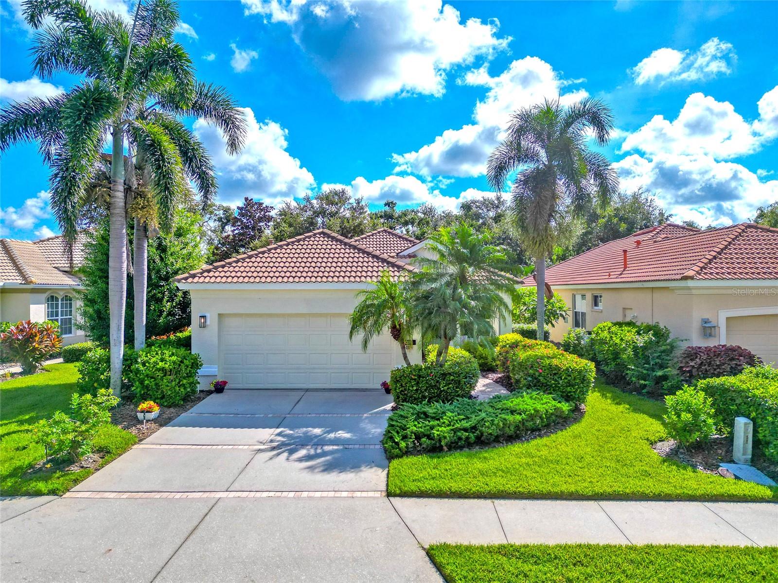 Charming 3 Bed, 2 Bath Maintenance Free Home in Tara Preserve. Step Inside to Discover a Bright Open Floor Plan with a Combined Living and Dining Area, Perfect for Entertaining or Relaxing. The Spacious Kitchen Features a Gas Range, Stainless Steel Refrigerator, Microwave, and Dishwasher, Plus a Cozy Dinette Area. Flooring Throughout the Home Includes Tile & Laminate, Offering Both Style and Easy Maintenance. The Primary Suite Has En Suite Bathroom with Dual Sinks, Garden Tub, and Separate Walk-In Shower. The Second and Third Bedrooms, Located Toward the Front of the Home, Share a Full Bath. Ideal for Guests or a Home Office Setup. An Interior Laundry Room Adds Convenience. Tara Preserve is a Golf Community with No Mandatory Golf Membership Required. The Home is Situated Just Steps From the 1st Hole Green and 6th Hole Tee Box. This Home Offers a Perfect Blend of Comfort and Convenience for Golf Enthusiasts and Nature Lovers Alike. Enjoy All the Perks of Resort-Style Living, Including a Community Pool, Clubhouse, Tennis and Pickleball Courts. The Location is in Close Proximity to Lakewood Ranch, UTC, I75, World Class Beaches, and Top Rated Schools.