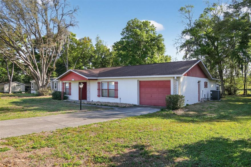 Step into this inviting 3-bedroom, 2-bathroom home designed for easy living and everyday comfort. The open layout offers a bright and airy feel, creating a natural connection between the kitchen, dining, and living space, perfect for gathering with family or hosting friends. The kitchen overlooks the main living area, keeping you connected no matter the occasion. French doors lead out to a covered back porch, offering a peaceful spot to relax, entertain, or enjoy the outdoors year-round. With a thoughtful layout and a focus on both comfort and functionality, this home provides a great balance of space and privacy. Situated in Ocala, FL, you’ll enjoy a quiet setting while still being close to everything you need. Come see all this home has to provide!