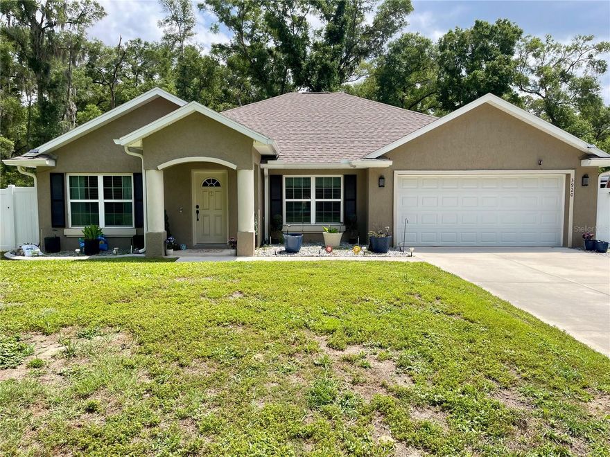 JUST LISTED in Summerfield! This upgraded 2022 3BR/2BA One Owner home has it all! Offering modern comfort, thoughtful upgrades, and flexible living space throughout! Featuring durable vinyl plank flooring, this move in ready home includes both a living room and a separate family room, providing plenty of space for entertaining, relaxing , or working from home. The spacious kitchen is designed for both function and style, while the home also features a kitchen reverse osmosis system and whole-home filtration and softener system for added convenience and piece of mind. The main bedroom offers his-and-her closets, creating plenty of storage and organizing space. Step outside to enjoy the outdoor deck and fully vinyl fenced backyard, perfect for gatherings, pets, or enjoying Florida living in privacy. Additional exterior upgrades include gutters and downspouts, an irrigation system and curbing to help maintain the landscaping, a 2 car garage, and a Generac generator for reliable backup power during storms or power outages.
Conveniently locates near shopping , dining , medical and The Villages , this home combines comfort, efficiency, and modern upgrades and is ready for its next owner!!