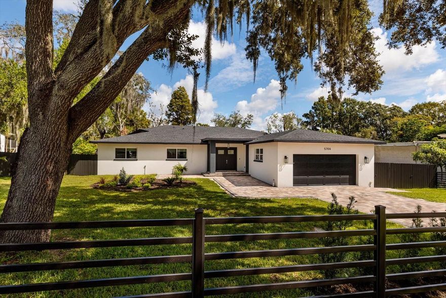 One or more photo(s) has been virtually staged. Welcome to this stunning home located in River Haven Estates. This beautifully renovated property offers a perfect blend of modern luxury and comfort, making it a true gem in the heart of Tampa.

Step inside and be amazed by the spaciousness and elegance of this home. With 4 bedrooms and 2.5 bathrooms, there is plenty of room for everyone in the family to relax and unwind. The open floor plan seamlessly connects the living spaces, creating an inviting atmosphere for both entertaining and everyday living.

The interior of this home has been completely renovated with high-end finishes that exude sophistication and style. The extra thick, extra wide luxury vinyl floors add a touch of elegance, while the calacatta quartzite countertops in the kitchen bring a sense of timeless beauty. The centerpiece of the kitchen is the 9.5' island with waterfall quartzite countertops, providing ample space for culinary creations and casual dining.

As you step outside, you'll be greeted by a beautifully renovated exterior. The brand new fence offers both privacy and security, while the meticulously landscaped yard creates a serene oasis to enjoy the Florida weather. Whether you're hosting a barbecue or simply relaxing with a book, the outdoor space is perfect for outdoor living and entertaining.

One of the standout features of this home is its prime location right on the Hillsborough River. Imagine waking up to the tranquil views of the river and enjoying a morning coffee on your private patio. With direct access to the river, you can easily take your boat out and explore all that Tampa has to offer. 

Don't miss the opportunity to make this incredible home yours. Schedule a showing today and experience the luxury and convenience that this property has to offer.