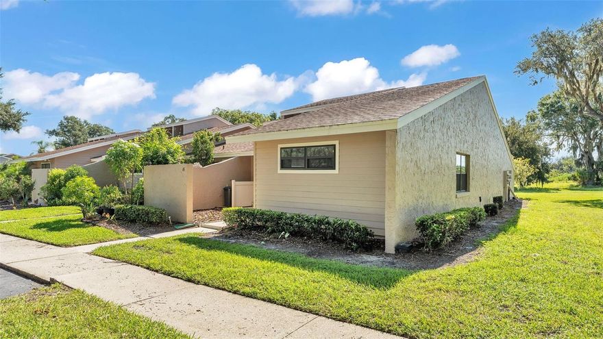 Welcome to a rare opportunity in the highly desirable maintenance-free Double Eagle community of Imperial Lakes. This spacious 3-bedroom, 2-bathroom home combines comfort, style, and convenience in one inviting package.

Inside, you’ll find a bright and open great room with soaring vaulted ceilings, accented by wood beams and high windows that fill the space with natural light. The living and dining areas flow seamlessly, creating an ideal setting for both relaxation and entertaining. From the front entry, your eyes are immediately drawn to the sliding glass doors that open to a scenic golf course view, where you’ll enjoy daily sightings of sandhill cranes and other wildlife.

The kitchen has a closet pantry and Whirlpool stainless steel appliances.  Ceramic tile flooring extends through the kitchen, foyer, great room, hallways, and bathrooms, while the bedrooms are finished with carpet.

The master suite features private access to the screened lanai, a large walk-in closet, and a spacious dressing area with excellent lighting. The en-suite bath includes a separate shower with newer glass doors, a private water closet, and plenty of storage. The split floor plan ensures privacy, with the secondary bedrooms, laundry room (including washer and dryer), and guest bath located away from the master.

Move-in ready condition, perfect for a primary residence or second home

Ideally located near top-rated schools, shopping, dining, and entertainment, with easy access to the Polk Parkway for a smooth commute. Don’t miss your chance to own this exceptional property—schedule your private showing today before it’s gone! All size and information are believed to be accurate but should be verified by buyer and or buyers agent.