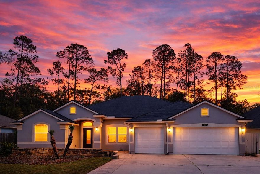 One or more photo(s) has been virtually staged. >>> Live the Florida Dream in Historic St. Augustine! 
3–4 Bedrooms | 3 Full Baths | 3,045 Sq Ft of Sunshine Living.
Welcome to your slice of paradise in beautiful St. Augustine!
This spacious home gives you room to live, entertain, and relax in style:
** Private Owner’s Retreat – The primary bedroom is located on the opposite side of the house for added privacy and separation. Featuring TWO walk-in closets.
** Movie nights just got an upgrade – Enjoy your own large movie screen 
** Fully Enclosed Florida Room "under air" – Perfect for morning coffee or evening wine
** Freshly paved front & backyard patios – Ideal for gatherings
** Private garden with newly planted fruit trees + wrought iron back fence – Your own peaceful retreat
** Solar Panels Installed (owned) – Enjoy energy efficiency and potential savings year-round
** Things we really love: Wired-in Security System, split bedroom set up, open concept, attic storage, a 3-car garage with an extra long driveway, only 10 minutes to the beach plus... wait for it... Historic St. Augustine!
Love the outdoors?
** Kayaking
** Fishing
** Seashell hunting along the beach
**Only 10 minutes to the Atlantic Ocean! 
Plus, you’ll have easy access to shopping and freeways, making everyday living convenient while still enjoying that laid-back coastal lifestyle.
With 3,045 square feet of flexible living space, this home can easily accommodate 3 or 4 bedrooms — perfect for guests, a home office, or multi-generational living.