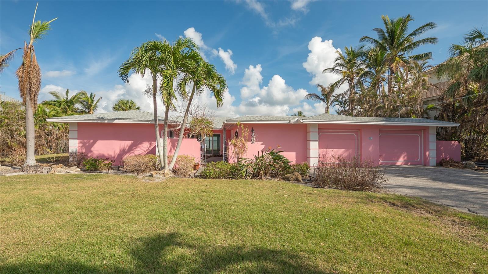Location, location, location! The single-family 1952 built, St. Armands Florida ranch style home, on a 100 foot direct Bay front lot with 165 feet of depth is one of the best locations on St. Armands Key for bayfront and City of Sarasota views, both during our sunny days and our dark nights. Sadly, the home was flooded by Hurricane Helene. Fortunately, the owners were able to clean and clear it out without issue. The property is being marketed and sold at LOT value, with no warranties or guarantees from the owners as to the structural condition of the home itself. Vacant, if one wants to walk the property and easy to show if one wants to view the interior. One will not find a better waterfront value.