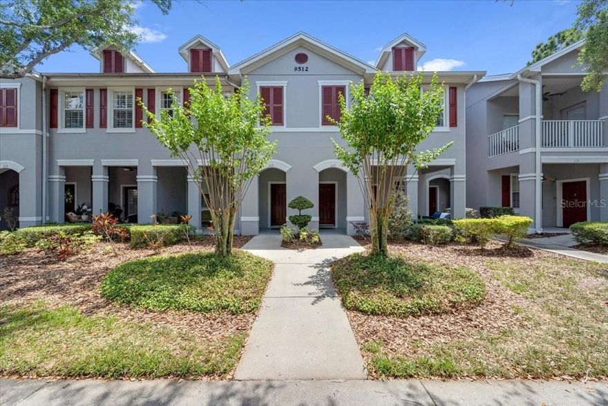 Don't miss your opportunity to own this beautiful townhome in WEST PARK VILLAGE - One of the BEST LOCATIONS in Westchase with restaurants, shops, playgrounds, parks, tennis & a community pool w/ water slide within a few blocks! Enjoy the ease of MAINTENANCE FREE LIVING. The HOA fees include Two Community Pools, Tennis Courts, Basketball Courts, Parks & playgrounds, Tot playgrounds, Splash pad, Roof Replacement, Exterior Paint, Lawn Maintenance, & Reserve Account. This home features 3 bedrooms, 2.5 baths with an attached one-car garage, guest parking spaces, and a private covered patio with lots of green space in the front and back of the home.  The spacious kitchen showcases a breakfast bar with CORIAN counters, wood cabinetry, and a STAINLESS appliance package. The kitchen opens into the breakfast room, formal dining room, and living room. The spacious living room has French doors that open to the private patio. There is an additional downstairs 1/2 bath and area that would be a great mudroom. The upstairs MASTER SUITE offers a large walk-in closet, and the master bathroom offers an oversized GLASS SHOWER, and vanity with cultured marble counters. The other two guest bedrooms surround a guest bath with a shower/tub combo. Additional features include NEWER Interior Paint 2018, Upgraded laminate wood floors in the living room and dining room, built-in surround sound, crown molding in the living areas. Westchase is an amazing place to call home! This award-winning community offers golf, top-rated schools, parks, and playgrounds. **Two pets are allowed with no size restrictions. **Worthington at West Park Village is classified as a condominium community in the HOA bylaws.