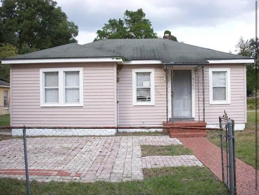 Investor opportunity. Property sold AS-IS. Seller will not complete repairs and holds no responsibility for the property's condition. Buyer assumes responsibility for all repairs and improvements after closing. Cash purchase required. Inspection contingency not available. Buyers encouraged to view the property before submitting a contract. Suitable for investors, redevelopment, or new construction project.