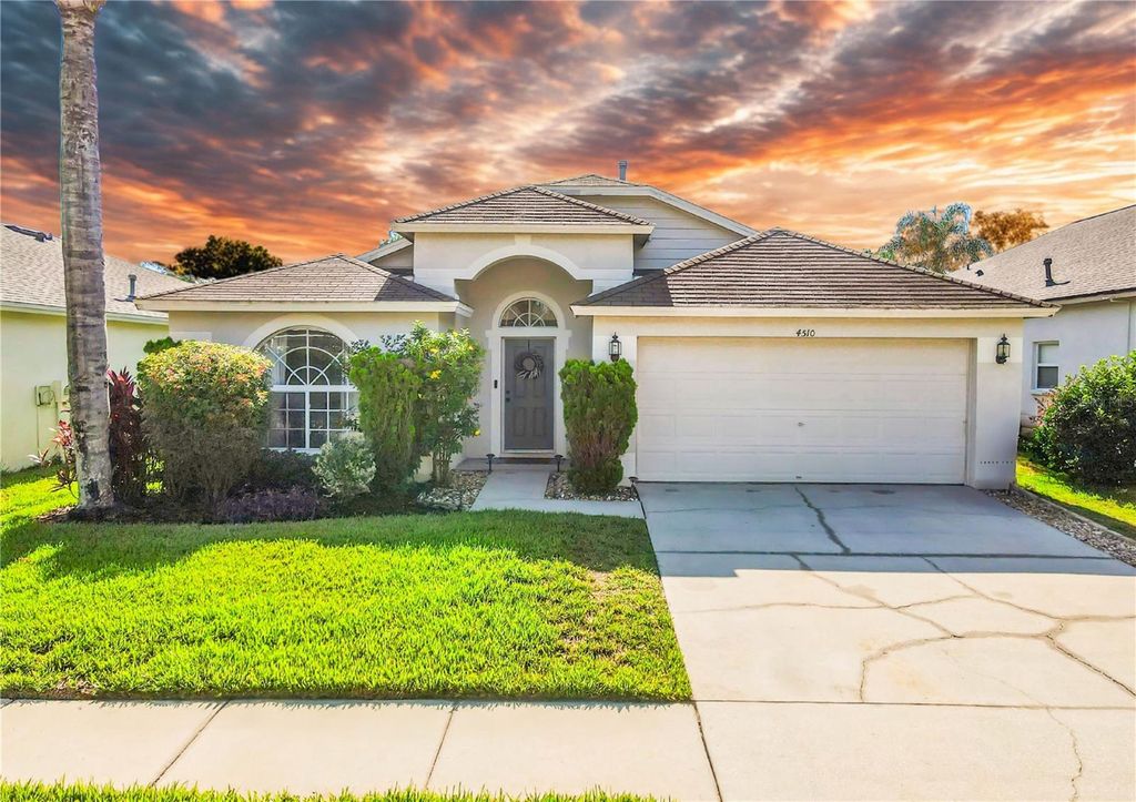 Photo of 4510 Beaumaris Drive, Land O Lakes, FL 34638 (MLS # TB8396626)