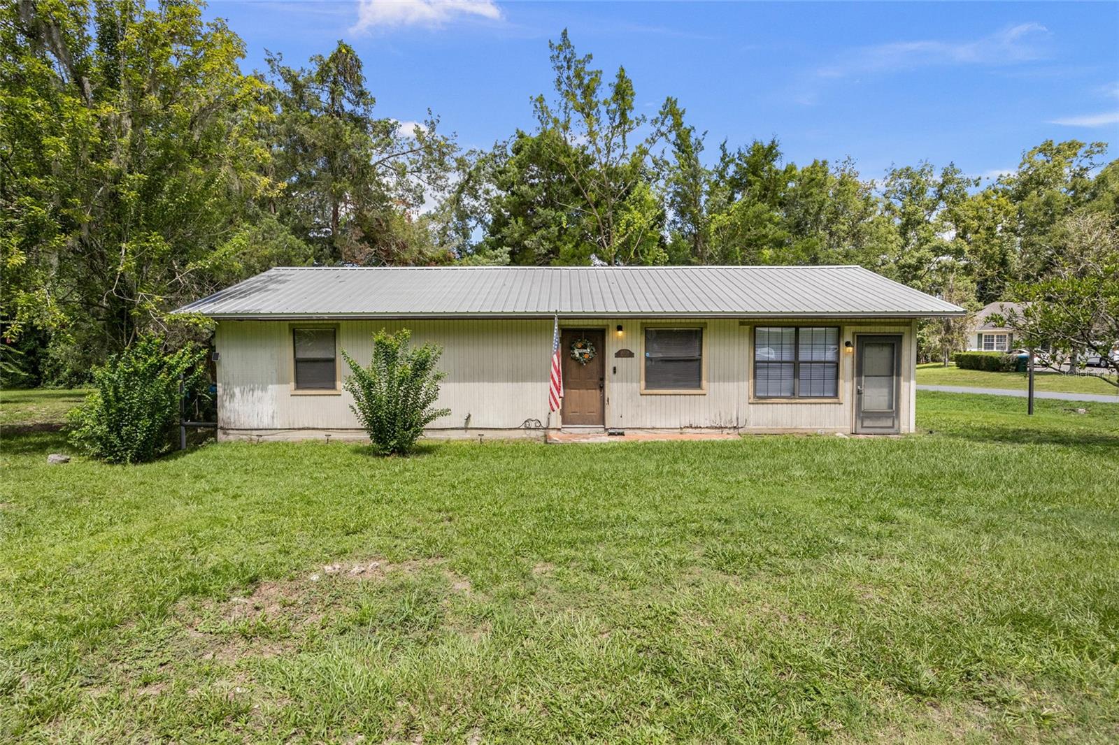 Located just steps from local favorites like Colsie Coffee Shop and The Great Outdoors Restaurant, this delightful 2BR/2BA home offers the perfect blend of small-town charm and modern convenience. An additional flex room provides versatile space for a third bedroom, home office, or creative studio. Inside, the open kitchen flows seamlessly into the living area, creating a welcoming space for everyday living or entertaining guests. A cozy screened-in patio overlooks the backyard, perfect for morning coffee or evening relaxation, and the small storage shed offers extra space for tools and gear. Situated in one of North Florida’s most sought-after towns, you’ll enjoy easy access to the region’s crystal-clear springs and rivers, including the Santa Fe and Ichetucknee, known for kayaking, tubing, and swimming. With its prime location and inviting layout, this home also holds excellent potential as a short-term rental for those looking to invest in a thriving tourist destination. The property is also zoned commercial C2, however modifications would need to be made to the home to meet commercial requirements per the City of High Springs.