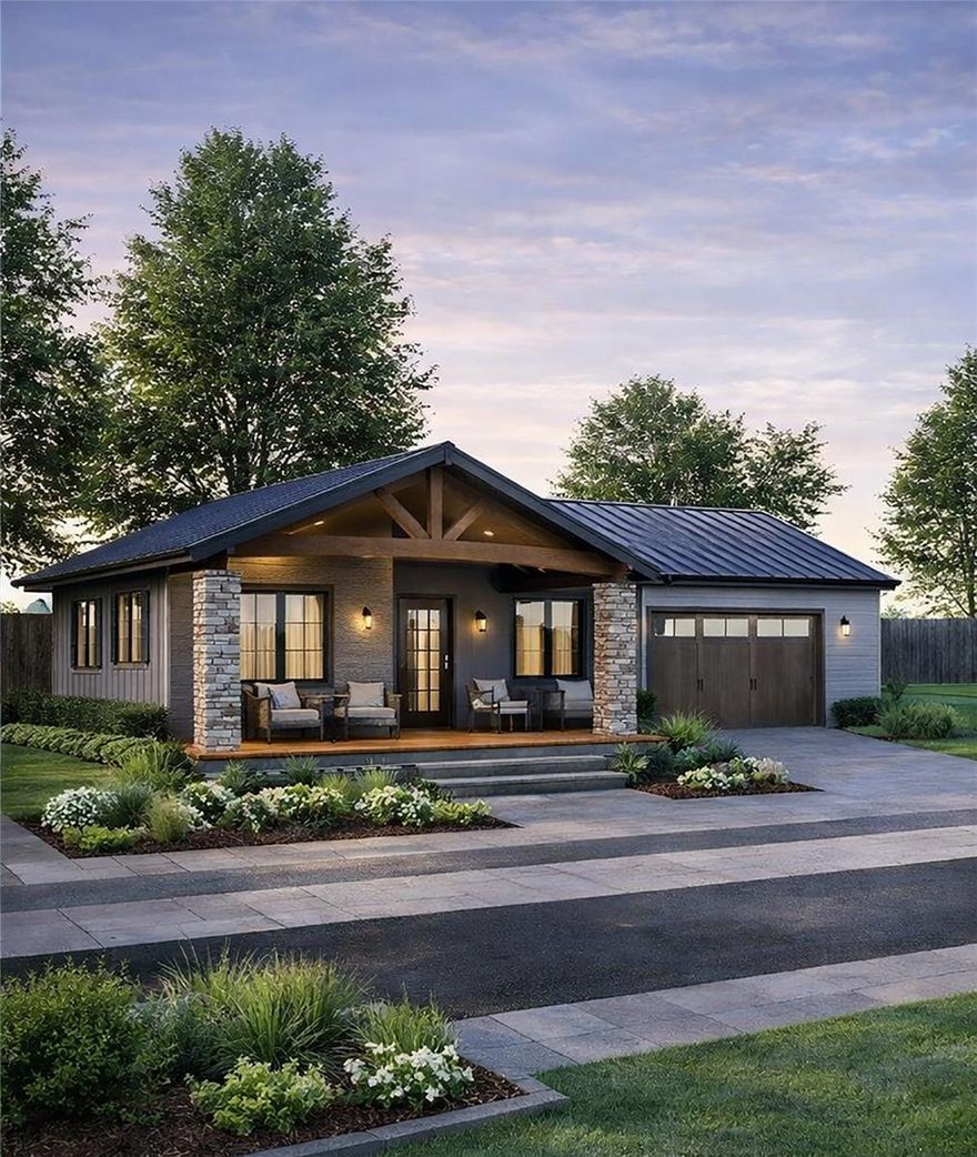 Pre-Construction. To be built. Experience the strength and efficiency of quality steel construction in this beautifully designed pre-construction home offering 3 bedrooms, 2 bathrooms and a metal roof! One of the bedrooms is set as a private mother-in-law suite with a private entrance, living space and a kitchenette. Built for durability and long-term peace of mind, this home combines modern design with practical living spaces perfect for today's lifestyle. The open-concept floor plan features a spacious living area, well-appointed kitchen, and thoughtfully designed bedrooms that maximize comfort and functionality. The separate mother-in-law suite provides flexible living options-ideal for extended family, guests, or potential rental income. Buyers will enjoy the benefits of pre-construction, including the opportunity to personalize finishes and select upgrades to match their style. Steel construction offers enhanced structural integrity, energy efficiency, and reduced maintenance compared to traditional builds. Conveniently located near shopping, dining, and everyday amenities, this home delivers both quality craftsmanship and versatile living in one exceptional package. Secure your new home early and bring your vision to life from the ground up