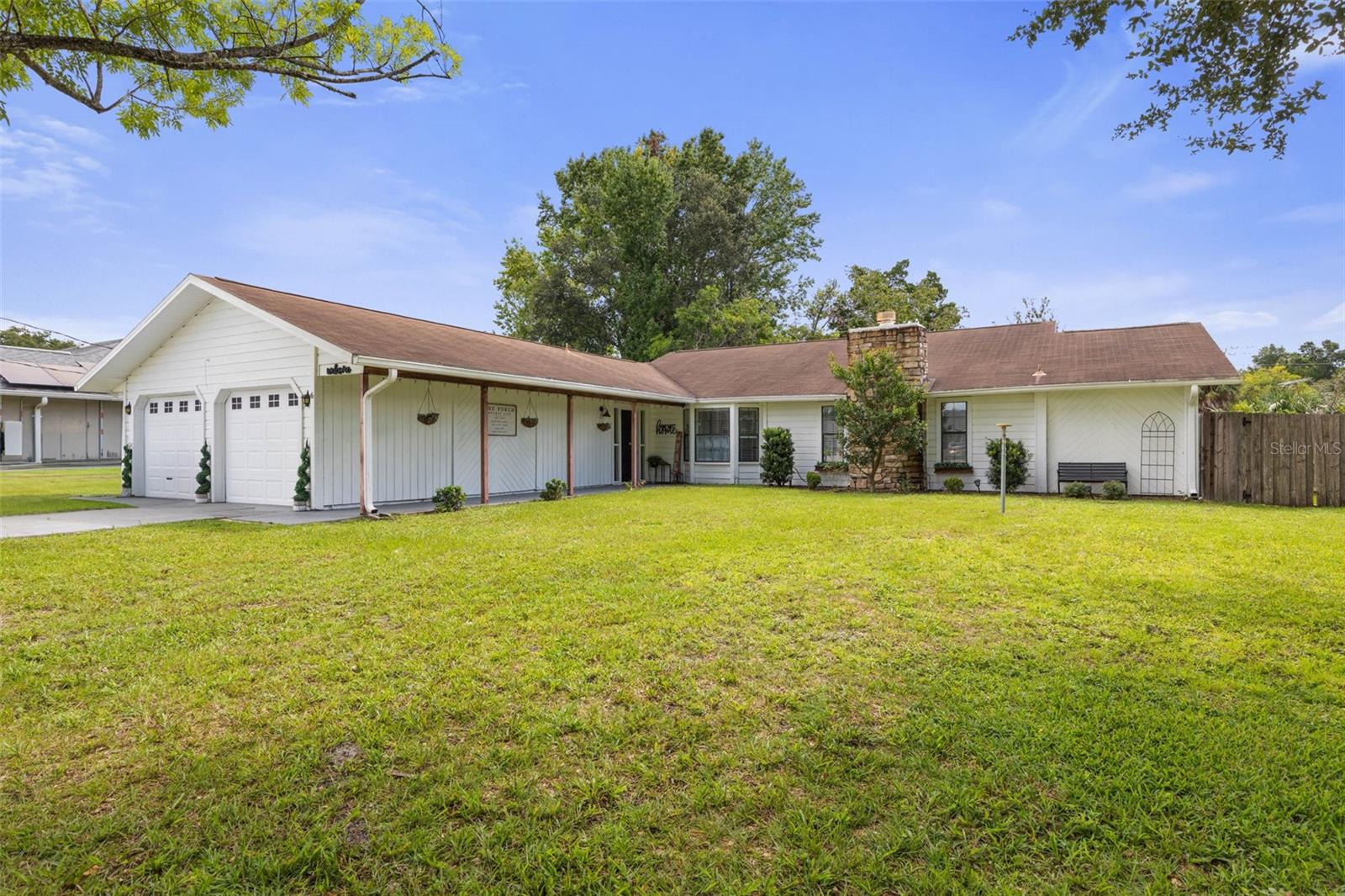 Welcome to a uniquely charming home tucked away at the end of a peaceful cul-de-sac in Palm Coast’s serene Belle Terre community. This spacious, well-maintained single-story retreat offers 1,990 sq ft of thoughtfully designed living space, with 3 bedrooms PLUS a den AND a bonus room and 3 full baths, ideal for multigenerational living.
Step inside to discover an inviting layout featuring lovely updates, a gas fireplace set against a brick surround—the perfect focal point for cozy evenings—and a tranquil space that’s just right for curling up with a book. The adjoining Florida room, brings abundant natural light and flexible living space for entertaining, casual family time, or peaceful indoor-outdoor gatherings.
This home marries comfort with functionality—an oversized two-car garage, plentiful living space, and modern interior finishes make everyday living a breeze. The home boasts many thoughtful touches like a rear covered patio—perfect for morning coffee or summer shade. The fenced, generously sized yard is both private and pet-friendly. Above ground pool and hot tub will be left for the next owner’s enjoyment.
Ideally situated just minutes from schools, shopping, dining, golf, and the beautiful sands of Flagler Beach, this home offers the perfect blend of comfort and convenience. With quick access to I-95, places historic St. Augustine and vibrant Daytona Beach only a short drive away—while still allowing you to enjoy peace and privacy at home. Opportunity awaits; this residence is filled with an abundance of warmth and character. Don’t miss your chance to call it yours—book your private tour today!