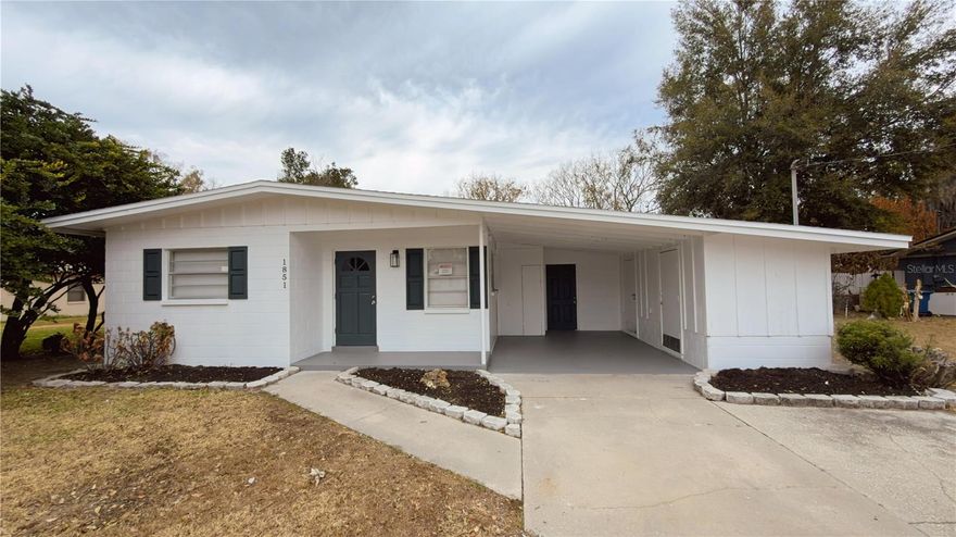 Welcome to this 3 bedroom/1 bath, block construction home. Updated with granite counters in the kitchen and bath with new lighting and fixtures. New Luxury Plank Flooring, 6-panel doors, ceiling fans, blinds and fresh paint throughout. The kitchen features stainless appliances: Refrig, Microwave and Range.  Conveniently located to Lake Shipp, Lake Howard, shopping and restaurants.