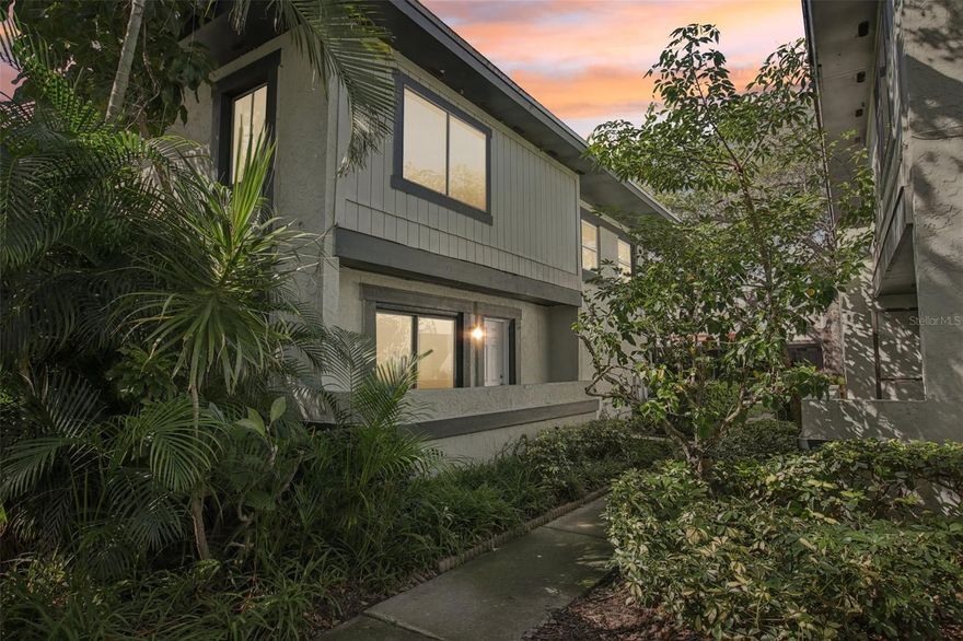 Stunning Fully Remodeled Townhouse in Eastwood Shores! This beautifully renovated 2BR/2BA home combines modern style, low-maintenance living, and an unbeatable Clearwater location just minutes from Tampa Bay and award-winning beaches. From the moment you enter, you’ll be impressed by the open-concept layout with soaring vaulted ceilings, abundant natural light, and fresh neutral paint that makes the home feel bright and inviting. The main living area has been upgraded with luxury vinyl plank flooring for both elegance and durability, while modern trim and finishes give the home a fresh, cohesive look. The gourmet kitchen is a true highlight, featuring brand-new stainless-steel appliances, quartz countertops, sleek cabinetry with soft-close doors, and under-cabinet lighting that adds both function and style. Sliding glass doors lead directly from the kitchen to your private patio, creating the perfect flow for morning coffee, outdoor dining, or entertaining with friends. Upstairs, you’ll find two spacious bedrooms with plush carpet, ample closet space, and an updated full bathroom designed with contemporary fixtures, designer tile, and a modern vanity. Additional upgrades include a 1-car garage with brand-new epoxy flooring, a convenient laundry area, and impact-resistant windows and sliding doors throughout the home for energy efficiency and peace of mind. The roof is maintained by the HOA and the A/C is less than 5 years old, offering long-term savings and confidence in your investment.
Living in Eastwood Shores means enjoying a carefree lifestyle with HOA services that cover water, sewer, trash, exterior insurance, and landscaping. Residents also have access to outstanding amenities, including a sparkling community pool, tennis courts, fishing dock, and scenic walking trails. The community is pet-friendly and beautifully maintained, providing a welcoming environment for all. This townhouse is ideally located near major highways for an easy commute, as well as shopping, dining, entertainment, and healthcare facilities. Whether you’re a first-time buyer, seasonal resident, or investor looking for a strong rental opportunity, this property offers the perfect combination of comfort, convenience, and modern design. This property’s location combines the best of waterfront living, community amenities, and convenient access to urban essentials. Its proximity to shopping, dining, entertainment, and major transportation routes makes it ideal for a vibrant, active lifestyle. The area’s natural beauty, safety, and growth prospects further enhance its appeal, making it an excellent choice for families, professionals, and retirees seeking a peaceful yet connected community.
