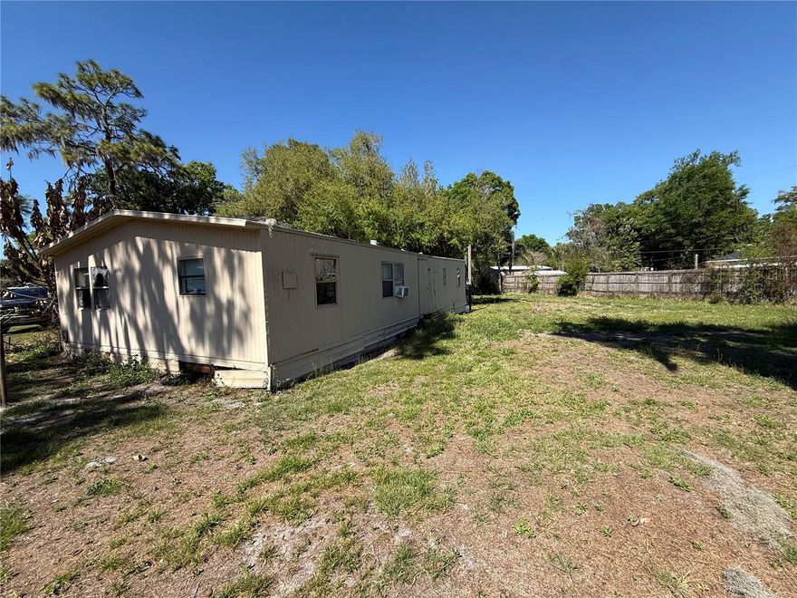 Investors. 3/2 mobile home off Ewell. On almost half an acre. Needs a rehab.