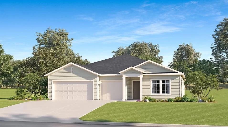This single-level home showcases a spacious open floorplan shared between the kitchen, café and living room for easy entertaining, as well as access to a covered lanai for outdoor lounging. A formal dining room is separated from the shared living space, perfect for hosting dinner parties with loved ones. An owner’s suite enjoys a private location in a rear corner of the home, complemented by an en-suite bathroom and walk-in closet. There are three secondary bedrooms at the front of the home, which are comfortable spaces for household members and overnight guests.