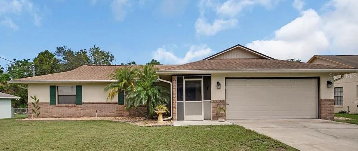 Discover your perfect retreat in this charming Deltona pool home, nestled on a beautifully fenced yard, offering both privacy and serenity. Step inside to find a welcoming split bedroom floor plan featuring three spacious bedrooms and two modern baths, including the owners' bath that has been beautifully recently updated, along with an oversized two-car garage for all your needs.
Most of the home features stylish laminate wood flooring, adding a warm and inviting touch. The heart of this home is the inviting, sparkling saltwater pool, easily accessible from most areas—ideal for entertaining family and friends. Imagine hosting unforgettable outdoor gatherings or enjoying tranquil dinners on the expansive covered porch, all within the pool area. With thoughtful upgrades and updates throughout, this home combines comfort and style, making it the perfect place for relaxation and fun. Don’t miss out on this extraordinary opportunity!
