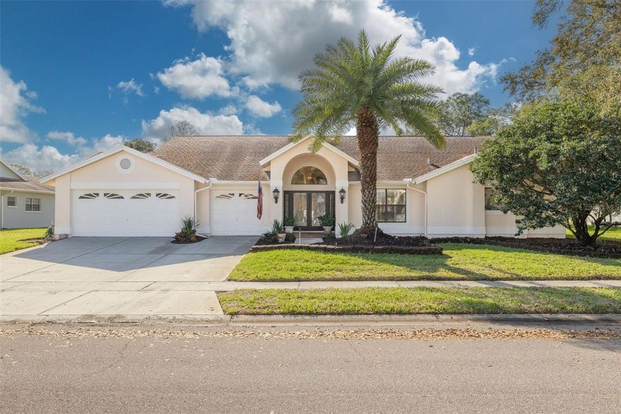 One or more photo(s) has been virtually staged. Located inside the highly desirable gated community of East Lake Woodlands, this spacious 4-bedroom, 2.5-bath residence offers an expansive 2,922 sq ft of living space on an oversized lot with peaceful water views.
Step inside to soaring ceilings and an open, light-filled floor plan designed for both everyday living and entertaining. The home features expansive living areas including a formal living and dining room and a large family room with fireplace. New Luxury Vinyl Plank flooring installed in 2026 runs throughout the main living areas, creating a modern and cohesive look, while new carpet installed in 2026 adds comfort to the guest bedrooms.
The updated kitchen features granite countertops and stainless-steel appliances, flowing seamlessly into the main living space and breakfast area—perfect for gatherings and everyday living. The spacious primary suite offers direct access to the pool area along with a private bath and generous closet space.
Enjoy Florida living at its best with a screened pool and lanai overlooking a tranquil pond, providing both privacy and relaxing water views. The home also features fresh exterior paint completed in 2026 and a 3-car garage, all situated on a generous homesite within this established golf-course community.
Residents of East Lake Woodlands have the option to join the Ardea Country Club, a recently renovated club offering two championship golf courses, tennis and pickleball courts, fitness facilities, resort-style pool, and multiple dining venues. The club provides a vibrant social calendar and family-friendly amenities, creating a true country club lifestyle right inside the community.

Located just minutes from shopping, dining, top-rated schools, and major commuter routes, this home offers convenient access to Tampa International Airport, Gulf beaches, and the best of the Tampa Bay area.

Close to all the Tampa Bay Area has to offer; Championship golf courses, Tampa International Airport, NHL, NFL, MLB events, Grand Prix, PGA events, fine dining, concerts, parks, biking trails, BMX events, and more. Begin Your Paradise Life Today.