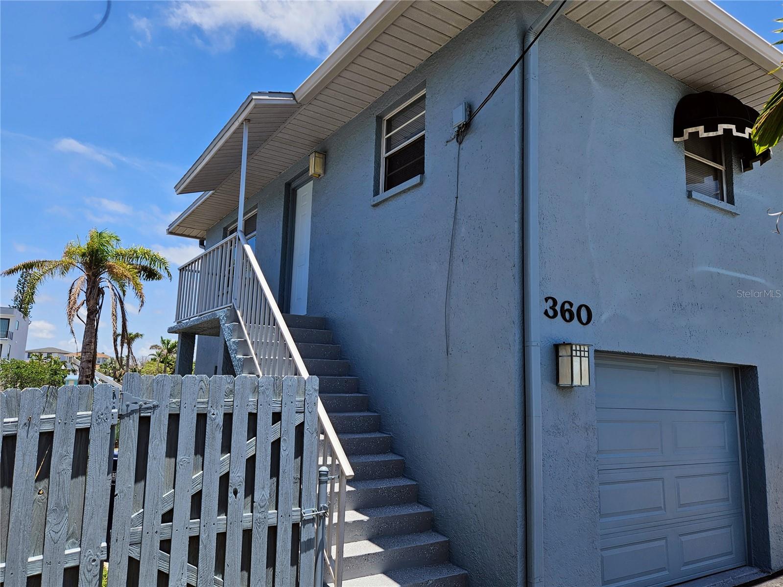 MADEIRA BEACH WATERFRONT DUPLEX available for immediate Annual Lease. This spacious walk-up unit features two bedrooms and one central Bathroom with a combination tub/shower. The bright open floorplan has a Great Room that opens up into the Kitchen with appliances including refrigerator, range and microwave and plenty of cabinets. The unit has been updated with new central heat & AC and luxury vinyl flooring. Located one block from the sandy beaches of the Gulf. Walk to the Famous John’s Pass with a variety of restaurants, specialty shops, entertainment, Banking, supermarkets, pharmacy, medical. Each Unit includes one Garage Parking spot with garage opener for tenant use. Additional garage available for storage with additional $200 monthly. Rent includes water, sewer, trash and lawn care. Application fee $65 per adult, $100 Tenant processing fee.