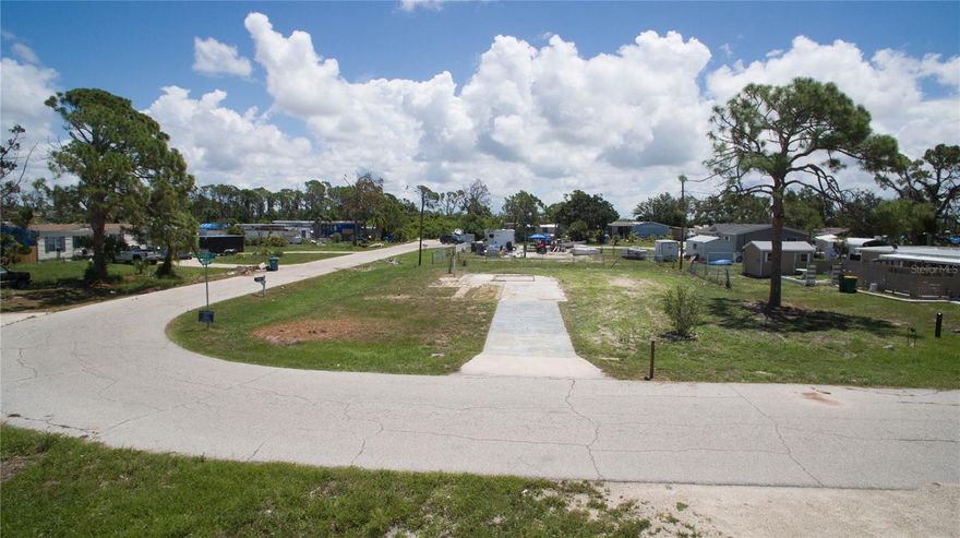 Vacant Lot opportunity - Zoned Manufactured home - Prefect Location for boaters. –Just minutes away to the local marinas, restaurant, and local food markets. Ride your bike to Englewood beach. Existing Manufactured home has been removed. - No HOA. Water and Sewer on site – DO NOT MISS OUT this great opportunity.