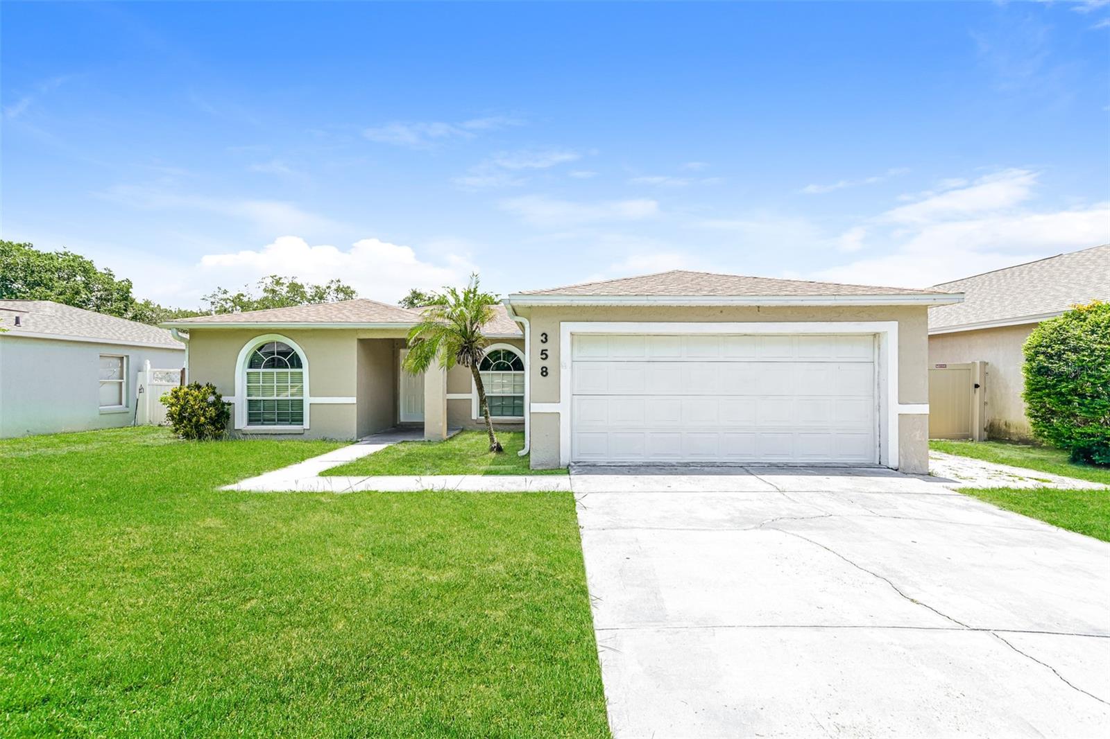 Charm and curb appeal abound for this Winter Haven home! Step inside into the well-appointed living room and into the home's dining room, positioned at the center of the home. The kitchen boasts stainless steel appliances, hard surface countertops and ample storage. Rounding out this ranch style floorplan is the home's primary suite and two secondary bedrooms. Enjoy the covered patio and the private, enclosed backyard all year long! Come and see for yourself the possibilities that this home has to offer!