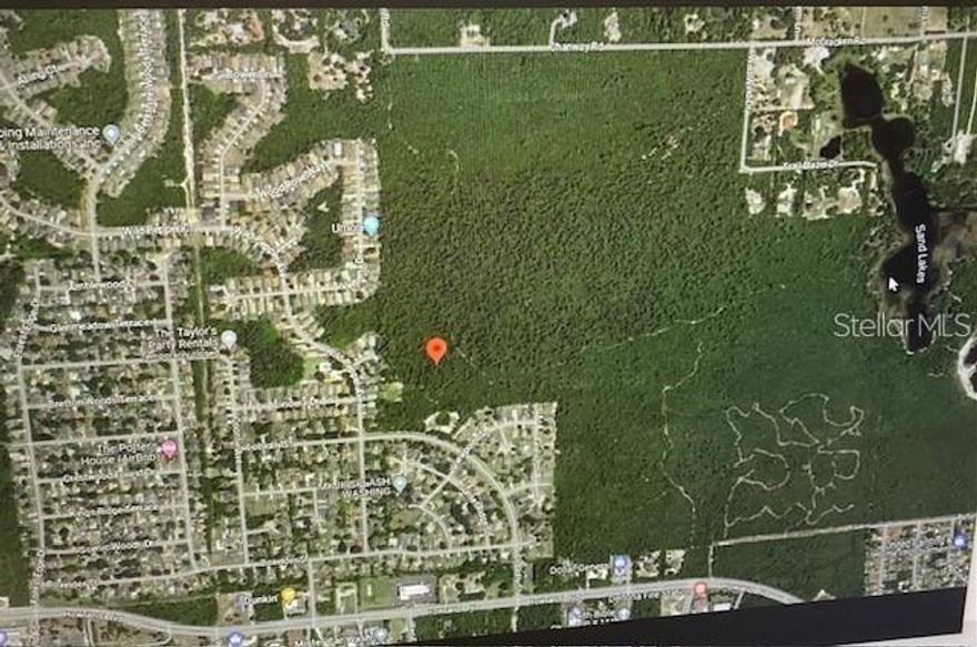 Great future investment property.  Currently there is no access to the property,  There is no infrastructure for this development, the streets are part of the county comprehensive plan and can bee seen on paper.