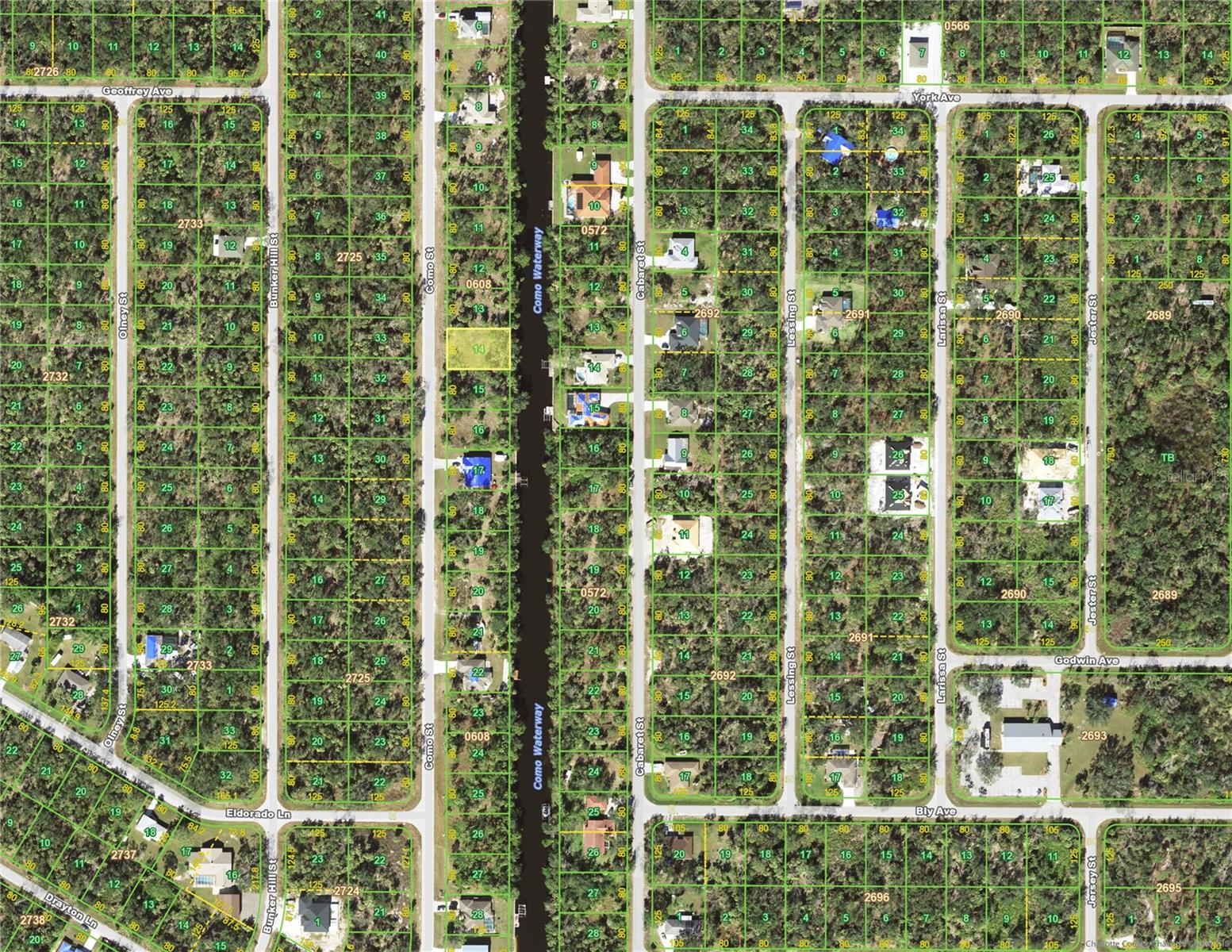 WATERFRONT LOT ON COMO WATERWWAY. ONLY 2 BRIDGES OUT TO OPEN WATER OF PEACE AND MYAKKA RIVERS, CHARLOTTE HARBOR AND THE GULF. BUILD YOUR FLORIDA LIFESTYLE HOME ON THIS PARTIALLY CLEARED AND FILLED LOT TODAY AND START ENJOYING PARADISE . BOAT OUT TO WATERFRONT RESTAURANTS, FISHING, BEACHES AND GORGEOUS SUNSETS. JUST DRIVING MIUTES FROM MALL, SHOPPING, DINING AND HOSPITALS.
LOCAL HOME, DOCK AND POOL BUILDERS INFORMATION AVAILABLE.
