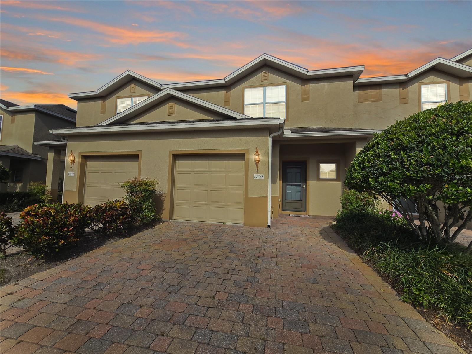 Welcome to easy living in the beautiful gated pool community of The Parke at Hanover! This move-in-ready, 2-story townhome combines style, comfort, and convenience in one impressive space. From the moment you arrive, the charming brick-paver front porch and driveway set the tone for a warm, inviting home. Step inside to an open-plan layout that’s perfect for both relaxing and entertaining. The spacious living area flows seamlessly into the dining space, creating a bright and welcoming atmosphere for everyday life. The kitchen shines with elegant 42-inch cabinets, modern finishes, and plenty of counter space for cooking, snacking, and gathering. And with the washer and dryer already included, you can settle in with ease. Upstairs, your private retreat awaits. The large primary suite features a huge walk-in closet and a true ensuite bathroom with dual vanities—giving you space and comfort every day. The additional bedrooms are filled with natural light and provide plenty of room to spread out and unwind. Step outside your front door and enjoy all the benefits of this beautifully maintained community. Take a dip in the sparkling swimming pool, relax under the cabana, or take a walk through the well-kept common areas. With no rear neighbors, you’ll love the added peace and privacy. This home is perfectly located just minutes from shopping, dining, and recreation. Zoned for top-rated Seminole County schools and close to major roads, your daily commute and errands are a breeze. Plus, the low HOA fee makes this community even more appealing. Schedule your private showing today and discover why The Parke at Hanover is the perfect place to call home! Also ask about 5% down payment assistance for FHA loans through our preferred lender.