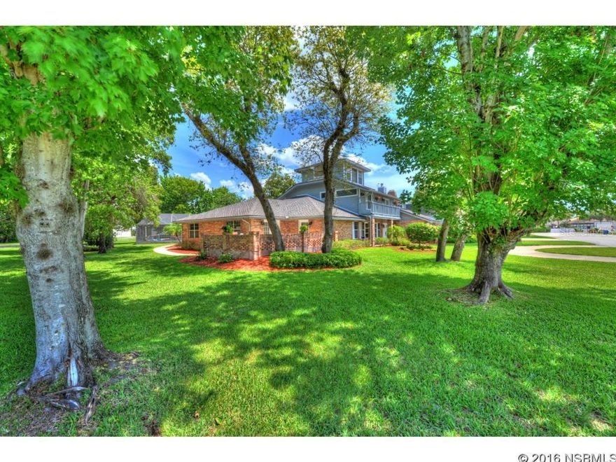 This magnificent Spruce Creek Fly-In hangar estate is ideally located on two meticulously landscaped cul-de-sac lots with a third adjoining lot available for purchase. The hangar opens to the convenience of Taxiway Lindy Loop, available to both aircraft and vehicles. Custom built with Ownerâs Suites on both first and second levels, this home exudes charm, quality, warmth and contentment. Your guests or in-laws have complete privacy in their own suite featuring private entrance, kitchen, bedroom/bathroom and living room. Entertain in the formal dining and living rooms or large family room with expansive wood burning fireplace. Second floor Ownerâs Suite offers built in storage, bookshelves, his and her bathrooms with large walk in closets plus a private balcony with beautiful views of the property and access to private office. Pool and lanai surrounded by mature landscaping. Full A/C pool bath is accessible from lanai. Large upgraded kitchen offers comfortable bar seating at large center island or informal breakfast nook plus loads of pull out storage in cabinets as well as separate icemaker for entertaining. Spacious laundry room with built in cabinets, splash sink, built in ironing board and access to private bricked patio and hot tub. This extra special property is a must see. Spruce Creek is Americaâs premier, gated, country club, fly in community including 2 manned guard gates, 24/7 roving security, park, kids recreation area, fenced vehicle storage area with property management on site. Spruce Creek Country Club features a championship golf course, racquet center with pro shop, lighted tennis and pickle ball courts, pool with food service, informal & formal dining areas plus fitness room. The airport offers a 4,000 ft paved runway with GPS approach & VASI lights, 2 fuel farms, commercial hangars, helipad, cafÃ© restaurant, salon and miscellaneous area aviation & professional businesses. ;Water: City