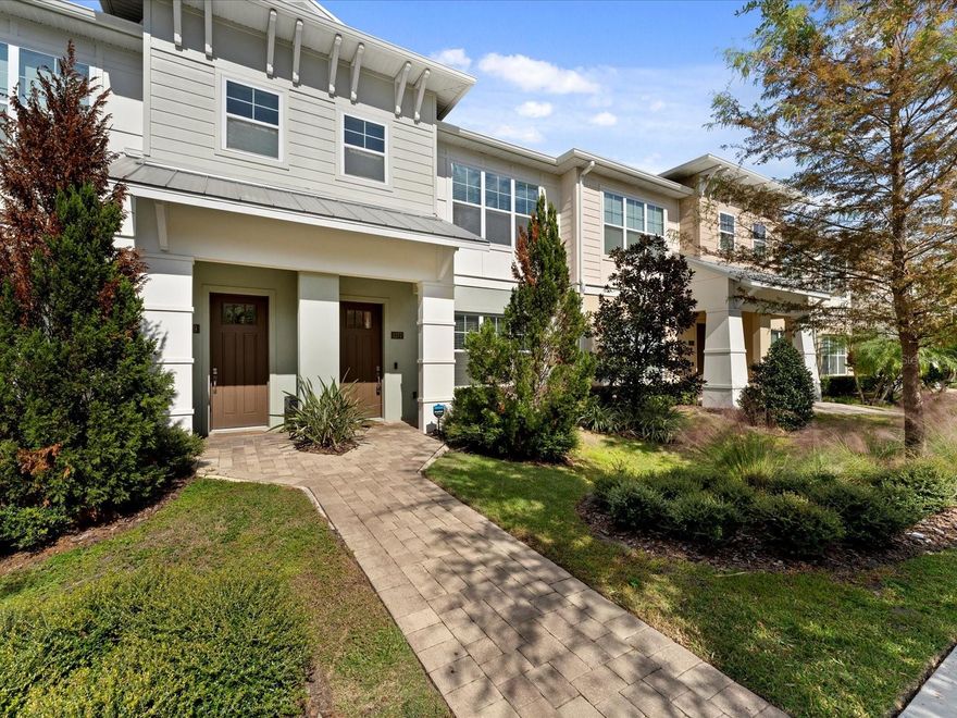 Welcome to 1277 Michigan Ave in the Heart of Winter Park! Built by award-winning Osprey Custom Home Builders, this 3 bedroom, 2.5 bath interior unit has been designated a Florida Green Certified Home and offers a highly-desirable, open-concept layout with designer finishes throughout. The home comes with several Smart Home features including, WiFi Enabled Garage and Thermostat, Central Smart Home functionality and Central vac System. On the first floor you’ll find your living and dining room areas with plank style tile floors, the open-concept layout is perfect for entertaining guests and family and comes equipped with Surround Sound Speakers. The gourmet kitchen comes well appointed with solid wood cabinetry, waterfall quartz countertops, as well as Samsung Stainless Steel appliances and closet pantry. From the Kitchen you have a French door and triple slider that leads to the private courtyard and attached 2-car garage. Upstairs you will find three bedrooms, including the Primary Suite that has been beautifully appointed with a luxurious glass enclosed walk-in shower, double sink vanity area and large walk-in closet with custom built-ins. The additional two guest rooms are comfortably sized and share a hall bath with the same high-end finishes as the Primary Bath they also feature custom closet built-ins . Located just minutes from Park Avenue, Trader Joes, Whole Foods, Downtown Orlando, and many other Central Florida attractions, this Smart Home is a must see and is move-in ready, schedule your showing today!