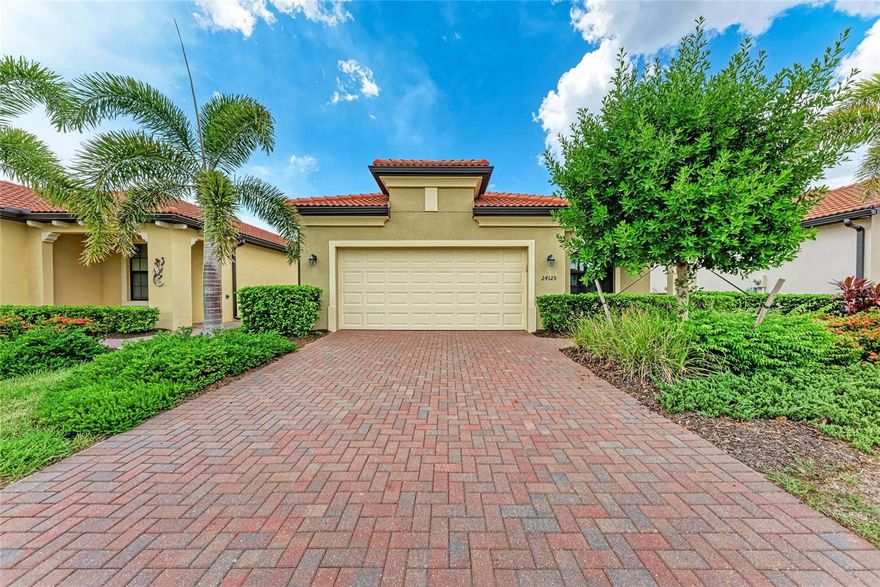 This beautiful pool home is located in favorite Sarasota National Golf Community!! The favorite Roma floor plan featuring 2 spacious bedrooms, DEN and 2 full baths, a large 2-car garage and airy and open living room with sliders leading to screened-in lanai with heated pool and spa. Lawn and pool service is included in the rent. Experience the Florida lifestyle at Sarasota National. Nearby sugar-sand beaches, shopping, dining and culture enhance the community's way of life. Enjoy the day at The Golf Club's 18-hole championship course. Surrounded by wetlands and preserves, the course is as beautiful as it is challenging. The new Palm Club features an array of amenities for Sarasota National including a 32,000-square-foot resort-style, three-building clubhouse campus with exceptional dining, fitness center, tennis, swimming and more.