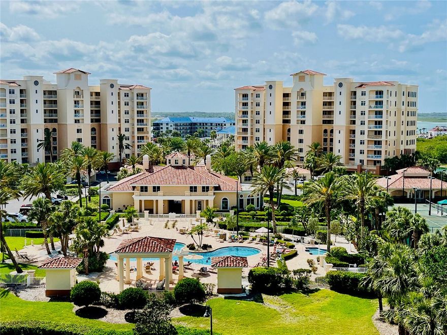 Panoramic views of the ocean and intracoastal waterway. Welcome home to your very own Oasis in the sought after Minorca community. Hammocks Association has a Private Pool, Spa and Gas Grilling area for the Karpathos building and sister building Salina.  This beautiful large home with 3 bedrooms and 3 bathrooms is perfect for living at the beach. Enjoy the amazing views of the ocean, ponce inlet lighthouse and the intracoastal waterway all from the comfort of the great room, owners suite and large patio balcony, where you can enjoy the sound of the ocean, ocean breezes plus delightful sunrise and sunset skies.  The primary bathroom has 2 separate vanities, garden tub, walk in shower and private commode. plus both guest bedrooms have private bathrooms.  There is also a private storage room 9 x 4 located just steps from your front door. Minorca community offers a resort life style with amenities galore and 24 hour gated and maned security. The amenities include Private access to the Beach and Intracoastal waterway both with Private Pavilions, Kayak Launch, Fishing Pier, state of the art Casino Clubhouse with Pool Table, Full kitchen, TV and sitting areas, renovated Fitness Center, Large community Pool, 4 Har Tru Tennis Courts, Lending Library/Acivity Centre, active social committee providing activities, plus yoga classes. Minorca is just a bike or golf cart ride away from the famous Flagler Avenue filled with shops, restaurants and bars. Come and live your dream life here at the beach. Schedule your own private tour today.