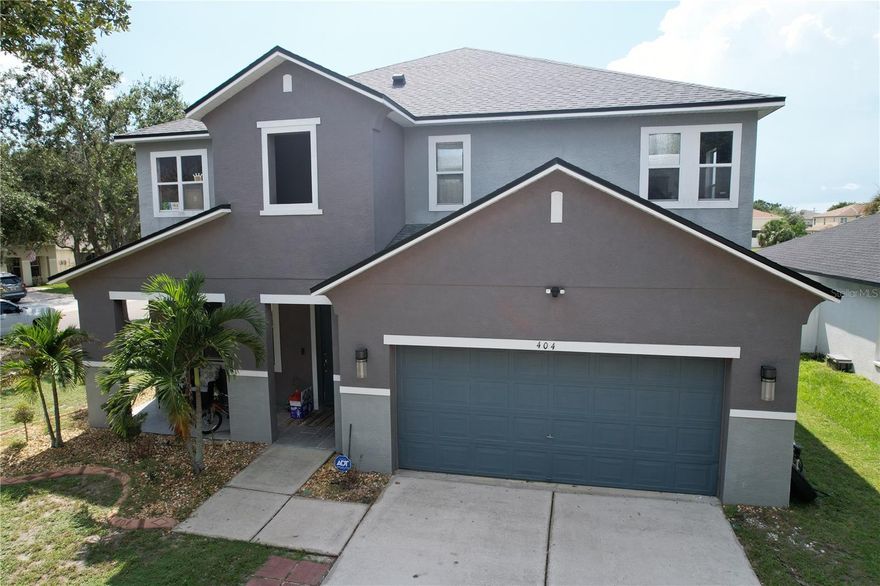 POOL HOME!! Welcome to this beautiful 5-bedroom, 3-bath home situated on a desirable corner lot. Featuring an open and spacious floor plan, this home offers plenty of room for comfortable living and entertaining. The large master suite includes a generous walk-in closet. Enjoy stylish laminate and tile flooring throughout, along with a completely fenced backyard for added privacy. Relax or entertain on the covered lanai overlooking the sparkling pool—perfect for gatherings with family and friends.