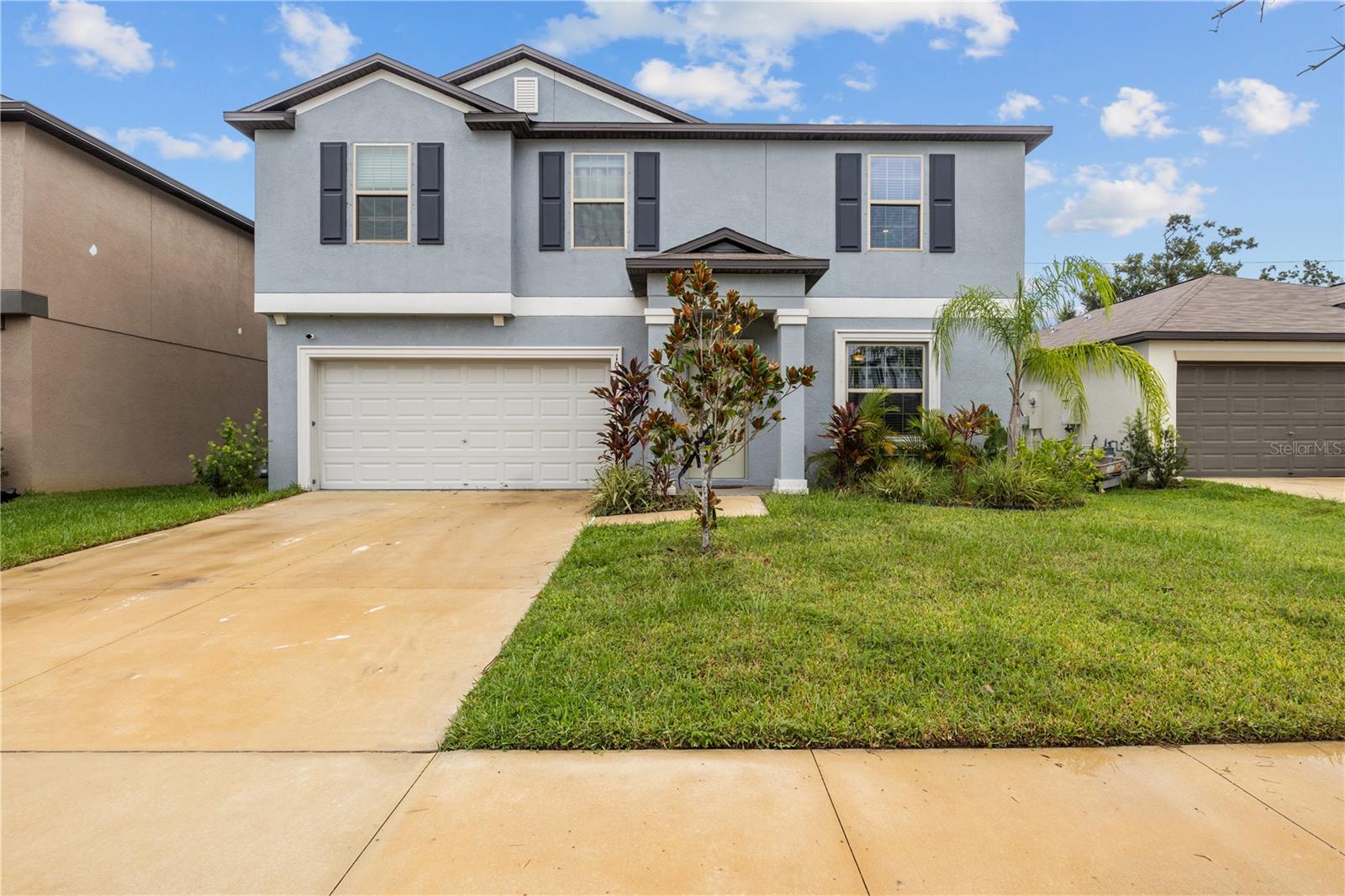SELLER MOTIVATED - BRING IN ALL OFFERS - Welcome to this spacious 4-bedroom, 2.5-bathroom home nestled in the community of South Creek in Riverview. Boasting 2,633 sq ft of comfortable living space, this two-story home offers both style and functionality for today’s modern lifestyle. This home has been meticulously maintained and has a dual A/C system that’s been serviced annually. The first floor consists of a comfortable flex room and a desirable open floor plan covered in ceramic tile. The wide living room connects to a spacious kitchen with a kitchen island, built-in pantry, granite countertops, and modern appliances. Upstairs, you’ll be greeted by a loft that can be used as an office, playroom, or second living room for extra relaxation. The master suite offers plenty of space, a granite dual sink vanity, and a massive walk-in closet. Down the hall, you’ll find 3 more bedrooms for both kids and guests. Being a part of the community grants you access to the community playground and pool for your days off. Don't miss your chance - schedule your showing today!