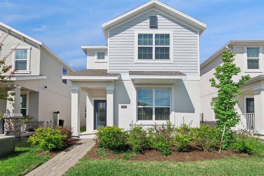 Welcome to this nearly new 2023 home in the growing Lake Nona area, located in the newer section of Storey Park. This 2-story home offers 4 bedrooms, a loft, 3.5 bathrooms, and a functional layout perfect for everyday living or multi-generational households, with a primary suite on each floor.

The kitchen features quartz countertops, stainless steel appliances, and a large island that opens to the main living and dining areas. Upstairs, you’ll find a central loft, three bedrooms, and a convenient laundry room.

Additional highlights include a 2-car garage, rear driveway access, energy-efficient features like a hybrid water heater, leased solar panels with low monthly costs, and an in-wall pest control system. HOA includes internet, cable, and phone.

While the home itself has minimal yard space, you're just a short walk to community amenities including a pool, fitness center, playground, and courts. A second nearby amenity center offers even more, including a resort-style pool, café, tennis courts, dog park, and walking trails.

Located near top-rated schools, shopping, dining, and just minutes from Lake Nona Town Center and Orlando International Airport.

Come experience one of Orlando’s fastest-growing communities—schedule your showing today!
