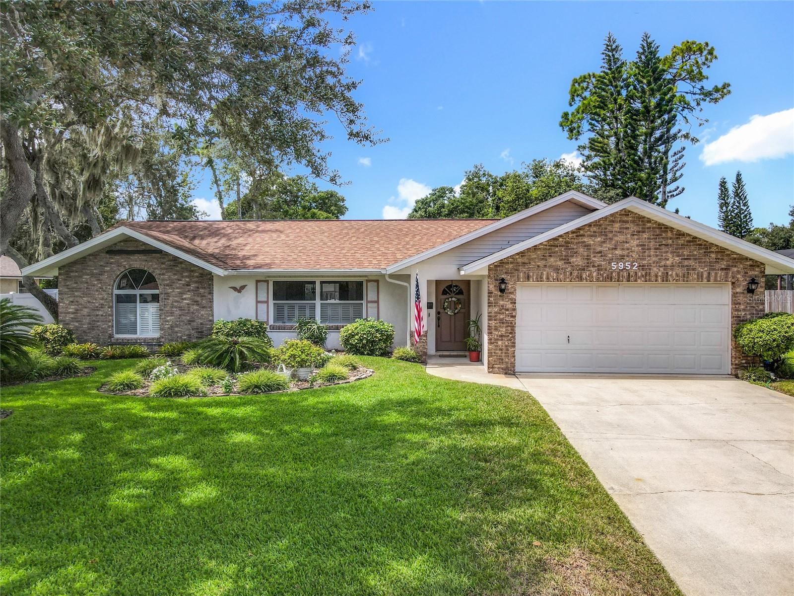 WELCOME TO THE NEIGHBORHOOD! NO HOA! See the Potential in this great laid out floor plan.......BEAUTIFULLY LANDSCAPED PRIVATE BACKYARD, Solar Heated pool with new pool pump. Foyer entry, Primary bedroom with ensuite bathroom & walk-in closet- separated from other 2 good size bedrooms with walk-in closets and full bath. Some of the BIG items already taken care of.... Roof is 2021, Air & Heat system 2023, Water heater 2025, and newer pool pump. Hurrican Shutters. Turn this house into your own style and live in a neighborhood that has top rated schools,'' Neighbor's Ice Cream ''(they sell sandwiches too)'' All Children's Park'', Dog Park, sidewalks through-out the neighborhood where people are active, Tennis courts, baseball field, close to Beach, Shopping and easy commute to 95. First time on market, original owner, needs updated through-out but GREAT BONES! Flood X zone, no flooding in this home.
