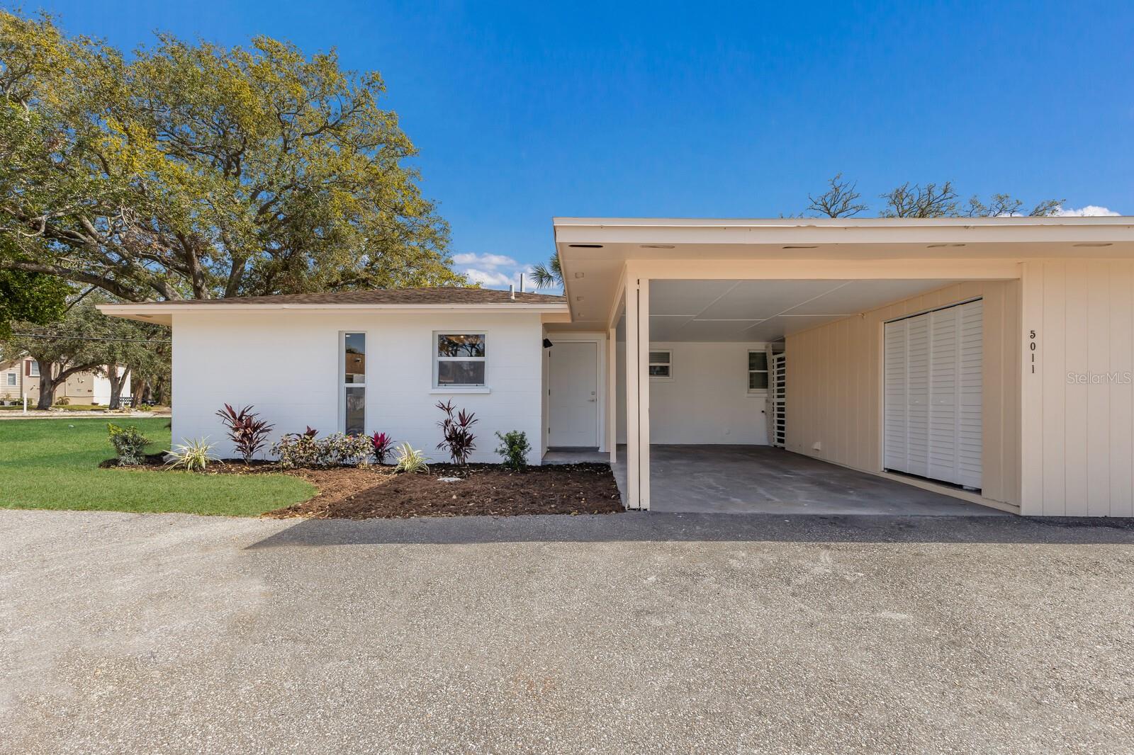 Its all new, everything. Hurricane windows, new. Appliances, new. Floors, counters, cabinets, fans, new. Faucets, lights, paint, vanity, new. Easily the nicest listing on the market under $200k. Community pool is not new, but its very nice. Reasonable HOA that actually went DOWN this year. No age restrictions, middle of everything.
