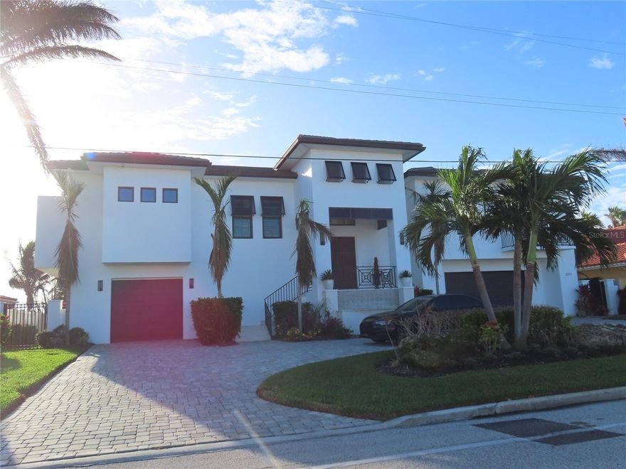Exceptionally Beautiful and Quality Construction on one of the most sought after streets and waterways in Pinellas County.