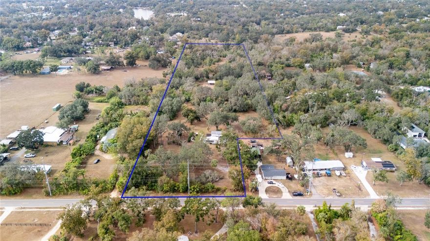 WELCOME HOME to just under 10 gorgeous acres that hold decades of generational family memories. Who wants to acquire this rare, oversized, high & dry chunk of land in the heart of Riverview and bring it back to all its glory??? THIS will be your entire family's "go to" location to host ALL of the important memory making moments that your family will treasure forever. You have the option to save and beautifully update the TWO structures currently on property, or build a custom home or homes for your family. Zoning allows ONE DWELLING PER ACRE!!!  The perfectly placed (currently dry) creek half way through your acreage gives all the rain a place to go during rainy seasons and flows into the Alafia. You'll have the FREEDOM of NO HOA to BUILD what you want, PLANT what you want, PARK ANYTHING you want WHERE you want, keep the animals/pets you want, AND LIVE THE WAY YOU WANT AND DESERVE.... ATTENTION INVESTORS!!!! THIS PROPERTY IS ZONED ASC-1 AND ALLOWS ONE DWELLING PER ACRE!!!! Buyers are encouraged to perform due diligence with Hillsborough County’s zoning and planning departments to explore all allowable uses. SURVEY ATTACHED!!!!