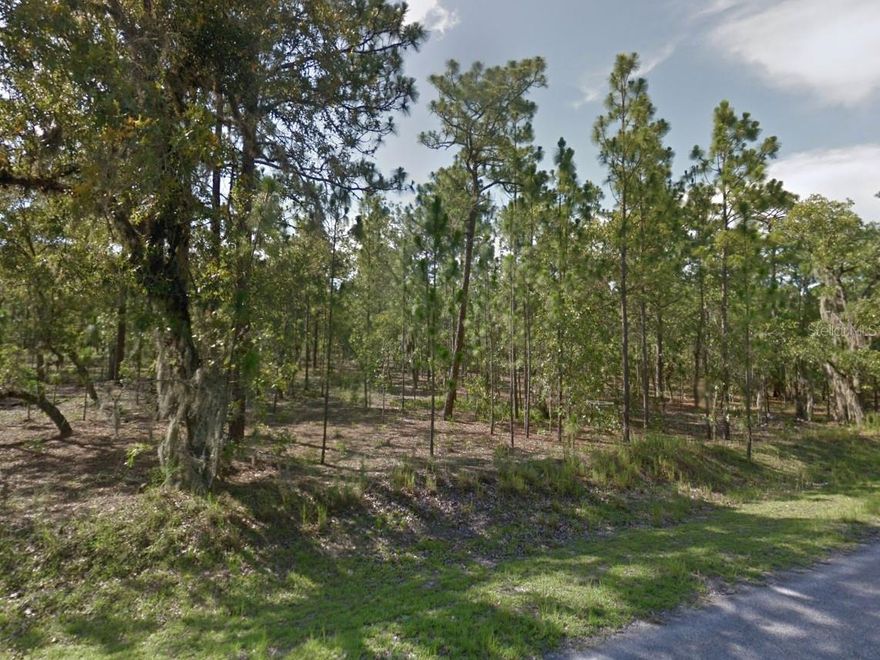 Vacant Lot in growing area of Silver Springs Shores. No next door neighbors have built on their lots. Very private!