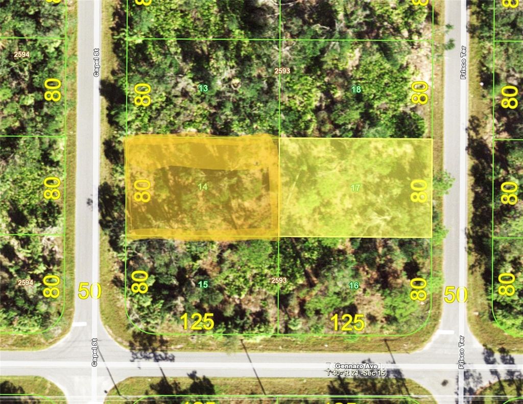 Photo of 1520 Capel St &amp; 1603 Frisco Terrace, Port Charlotte, FL 33953 (MLS # C7485741)