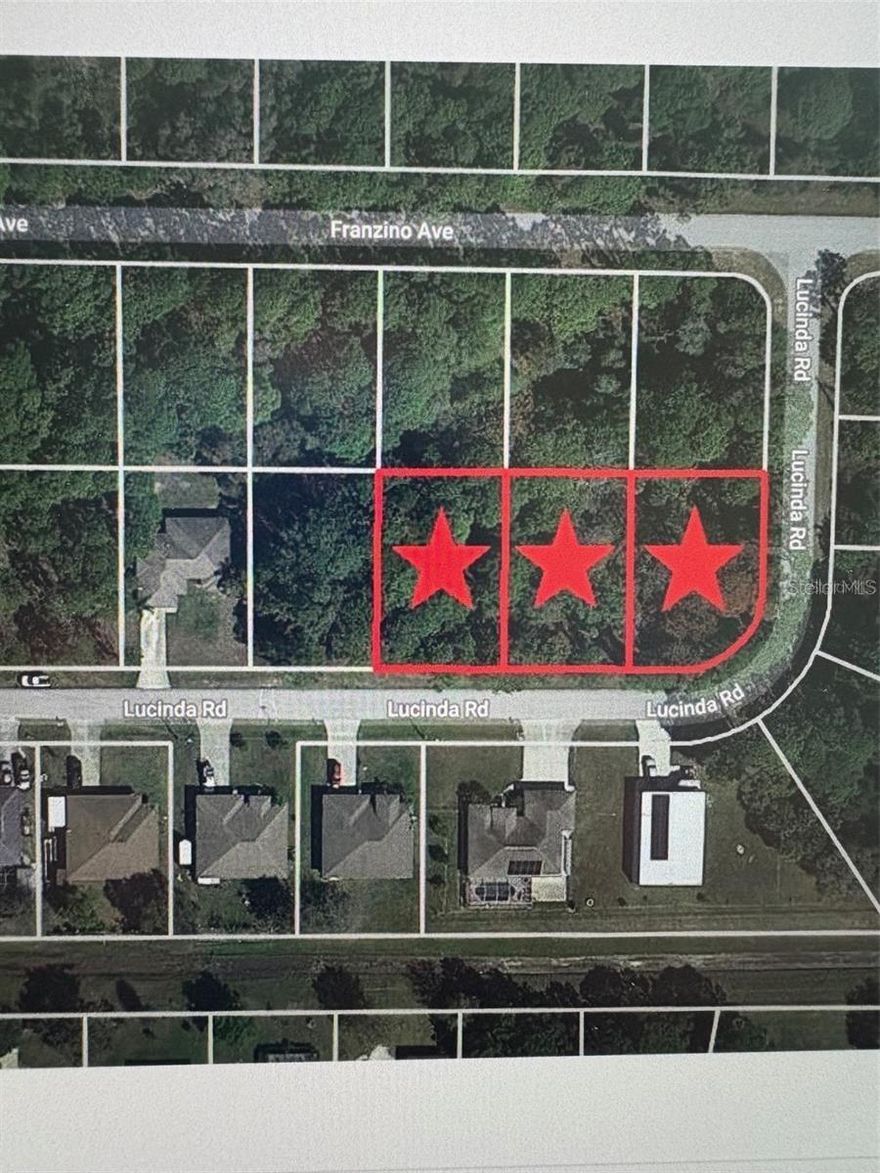THREE ADJACENT PRIME LOTS (to be sold together) in a peaceful residential area.  Lovely homes nearby enhance value and promotes the sense of community with a country feel.  Just a five mile drive to a variety of stores and restaurants PLUS less than a 30 minute drive to fabulous Gulf Coast Beaches!!