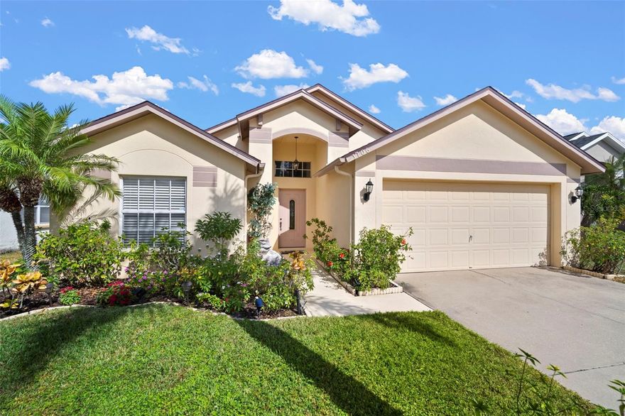 Welcome to Sterling Ranch, one of Brandon’s most convenient and well-loved COMMUNITY POOL neighborhoods—known for LOW HOA fees, easy I-75 and Crosstown Expressway access, and a quiet suburban lifestyle close to Tampa. This well-cared-for 3-bedroom, 2-bath home with a NEW ROOF (2025) offers comfortable living, modern updates, and a spacious fenced yard perfect for outdoor Florida living. From the moment you arrive, the charming front garden and curb appeal set the tone. Inside, you’ll find luxury vinyl plank flooring, soaring ceilings, and an open layout designed for everyday living and effortless entertaining. The family room flows naturally into the kitchen, which features plenty of cabinetry, a snack bar, and a GAS RANGE- a rare find for home chefs. Enjoy multiple dining options with a large casual dining nook plus a generously sized formal dining room, ideal for gatherings and holiday meals. A bright Florida room extends your living space, offering the perfect spot to relax quietly, enjoy morning coffee, or host friends and family. The private primary suite sits toward the back of the home and offers room for a king-sized bed and large furnishings. The en-suite bath features dual sinks, a garden tub, and a walk-in closet. Two secondary bedrooms are located on the opposite side of the home, sharing a full bath- an ideal split-plan layout. Step outside to a large fully fenced yard dotted with fruit trees and palms, creating a peaceful outdoor retreat where you can enjoy shade, breezes, and your own Florida oasis. A 2-car garage provides additional storage and convenience. (water heater 2021, AC 2017, ROOF 2025).  FHA and VA buyers are welcomed. Great schools, easy commute to Tampa International Airport, MacDill AFB, Brandon Mall, beaches and Disney too.  It's good to be home.