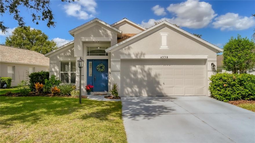 THE DEAL OF THE CENTURY!  We challenge you to find a finer home ~ anywhere in Manatee County ~ at this LOW price point.  This trendy and immaculately maintained Lakewood Ranch home showcases a fresh, contemporary style and is priced for a quick sale! Summerfield Village is poised at the crossroads of convenience and modern amenities, all while boasting in walkable neighborhoods, friendly attitudes and countless options for enjoying a relaxed Florida lifestyle. Conversations will flow seamlessly in this inviting 3-bedroom open-concept floor plan home from the kitchen with stainless appliances to the adjoining living area. Wake up to sunlit mornings and enjoy coffee on your newly screened lanai overlooking your fully-fenced backyard. This light and bright home with high ceilings has been thoughtfully reimagined with a refreshed interior. Another standout feature of the home is the warm wood-look flooring and ceramic tile throughout offering durability and easy care. Say goodbye to allergens and hello to low-maintenance living; you won’t find a thread of carpet here! In the back of the home, you will find the private master retreat with a well-appointed ensuite complete with dual sinks, separate water closet, walk-in shower, garden tub and a spacious walk-in closet. The split-bedroom plan with secondary bedrooms is perfect for your family or guests with an adjacent second bathroom for their convenience. If you are seeking a separate space to work from home, the additional 4th Flex Room is ideal for your Home Office. This home is move-in ready giving you peace of mind with upgraded features including a NEW ROOF (2021), new gas hot water heater (2021) modern lighting and ceiling fans (2022), freshly painted interior and exterior (2022), new blinds throughout, new energy efficient stainless kitchen appliances with a gas stove (2022), newly screened lanai (2022), fresh sod/landscaping, and a tasteful interior. Life in Lakewood Ranch promises residents coveted features such as top-rated schools, a prime location with abundant shopping options and unique activities. Stroll through nearby Main Street and the newly completed Waterside District & Farmer's Market. Don’t overlook the scenic waterways, countless pocket parks, A rated schools, sports fields and lush landscape showcasing mature palms and towering Oak trees set amidst the protected green space in the Community of Summerfield. Minutes from Lakewood Ranch you can escape to the powder-soft sands and turquoise blue waters of our award-winning Gulf Coast Beaches. Enjoy sports, culture and easy access to airports in nearby Tampa & Sarasota. Why live anywhere else, when you can own this pristine, light-filled home in highly sought after Lakewood Ranch where you can live, work and play! Don't wait, call and schedule your private showing today!