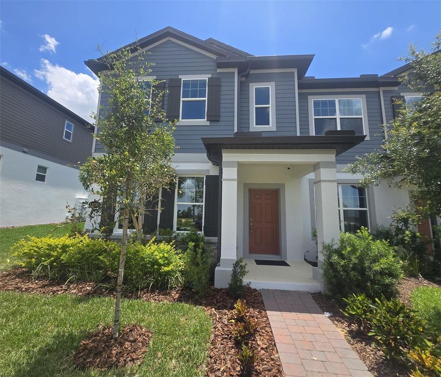 ALMOST NEW townhome available to lease in Winter Garden, Florida. This 2-story property offers a beautiful and spacious living space with 3 bedrooms, 2 bathrooms, and a 2-car garage. With a total size of 1,833 square feet, this house provides plenty of room for you and your family. This beautiful model open-concept layout creates a seamless flow between the living room, dining area, and kitchen, making it perfect for entertaining family and friends. Your kitchen is thoughtfully designed with high-end finishes and top-of-the-line appliances, providing a space where you can prepare delicious meals and create lasting memories. The bedrooms in this home are generously sized and offer ample natural light. Your owner's bedroom boasts an en-suite bathroom, providing a private sanctuary for relaxation. The additional 2 bedrooms are perfect for children or guests. The outdoor space of this property is equally impressive. Whether you're looking to create a cozy outdoor seating area or a vibrant garden, the possibilities are endless. Spend your evenings enjoying the Florida weather on the patio or create a barbecue area for outdoor gatherings with friends and loved ones. You'll have easy access to a variety of amenities, including shopping center