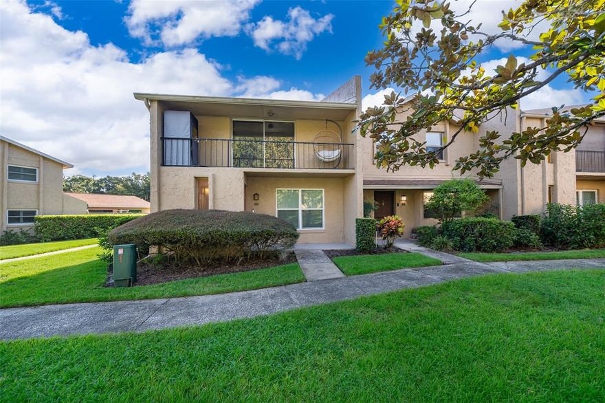 Welcome to this stunning, newly renovated 3-bedroom, 2.5-bath end-unit townhome in the highly sought-after Maitland neighborhood. This home exudes modern elegance with a bright open-concept floor plan, 24x24 designer tile throughout, and abundant natural light. The gourmet kitchen is a chef’s dream featuring white shaker soft-close cabinets, dazzling quartz countertops, a timeless stacked subway tile backsplash, and premium stainless steel appliances. The spa-inspired bathrooms have been fully remodeled to the highest standards, offering a serene retreat for relaxation and rejuvenation. The spacious master suite includes a private balcony overlooking mature landscaping and peaceful garden views. Additional features include a large laundry room with washer and dryer, new light fixtures throughout, and an attached garage for added convenience. Recent updates ensure peace of mind with a new roof (2019), AC (2019), hot water heater (2021), and electrical panel (2023). Outdoor living is enhanced by a private fenced courtyard, perfect for entertaining or enjoying alfresco meals. Ideally located at the end of the building in a quiet, walkable neighborhood, this move-in ready home combines comfort, functionality, and style—ready to welcome you with open arms.